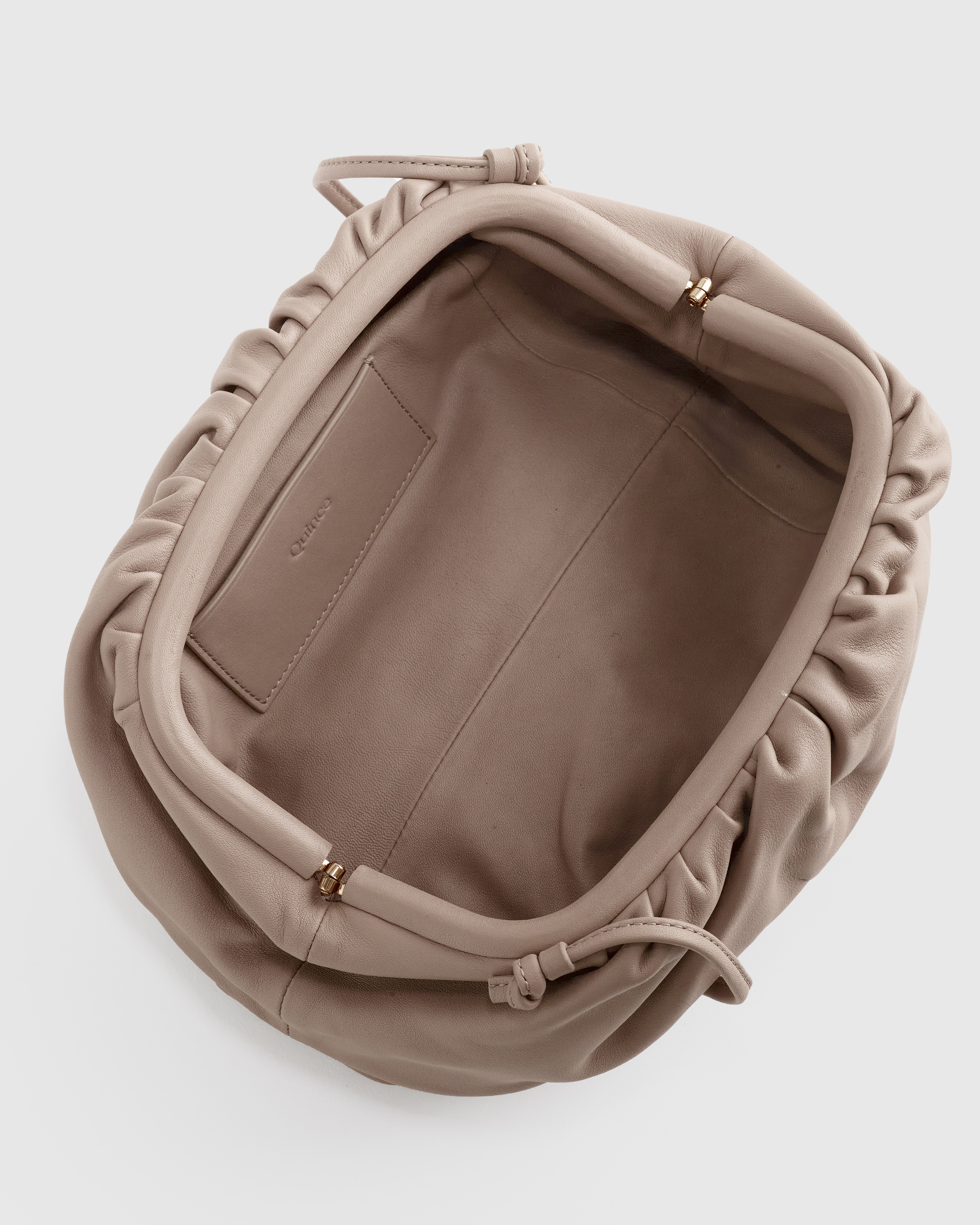 Naomi Clutch in Taupe