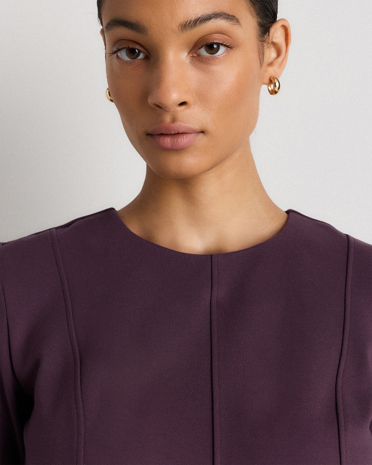 ワンピース Riu Collar ponte short dress ワンピース Riu Collar ponte short dress ワンピース Riu Collar