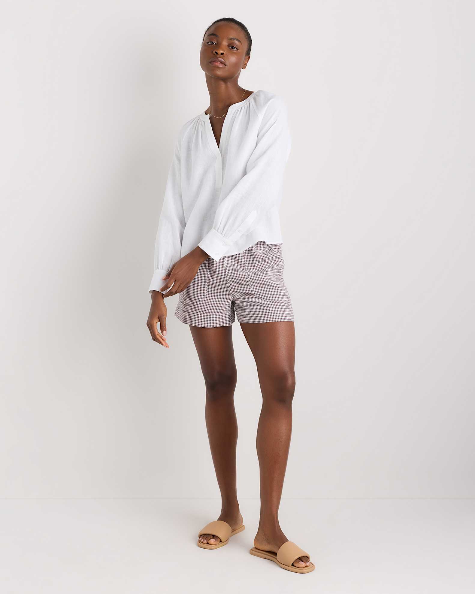 Women's 100% European Linen Shorts Women's 100% European Linen Shorts