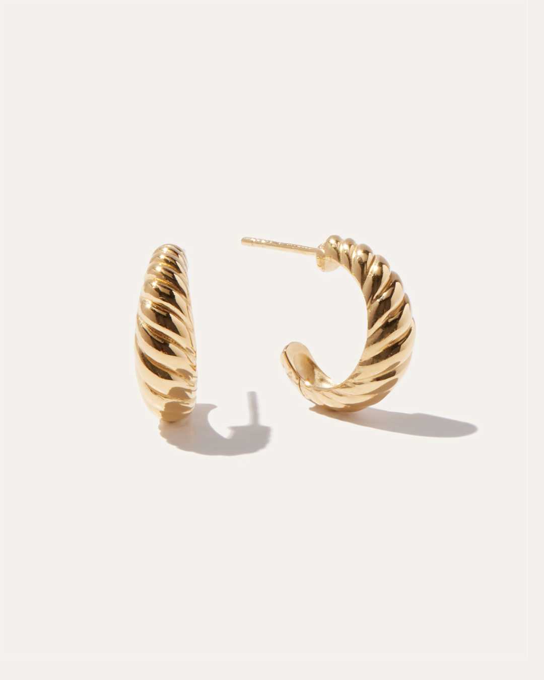 Croissant Hoop Earrings Quince