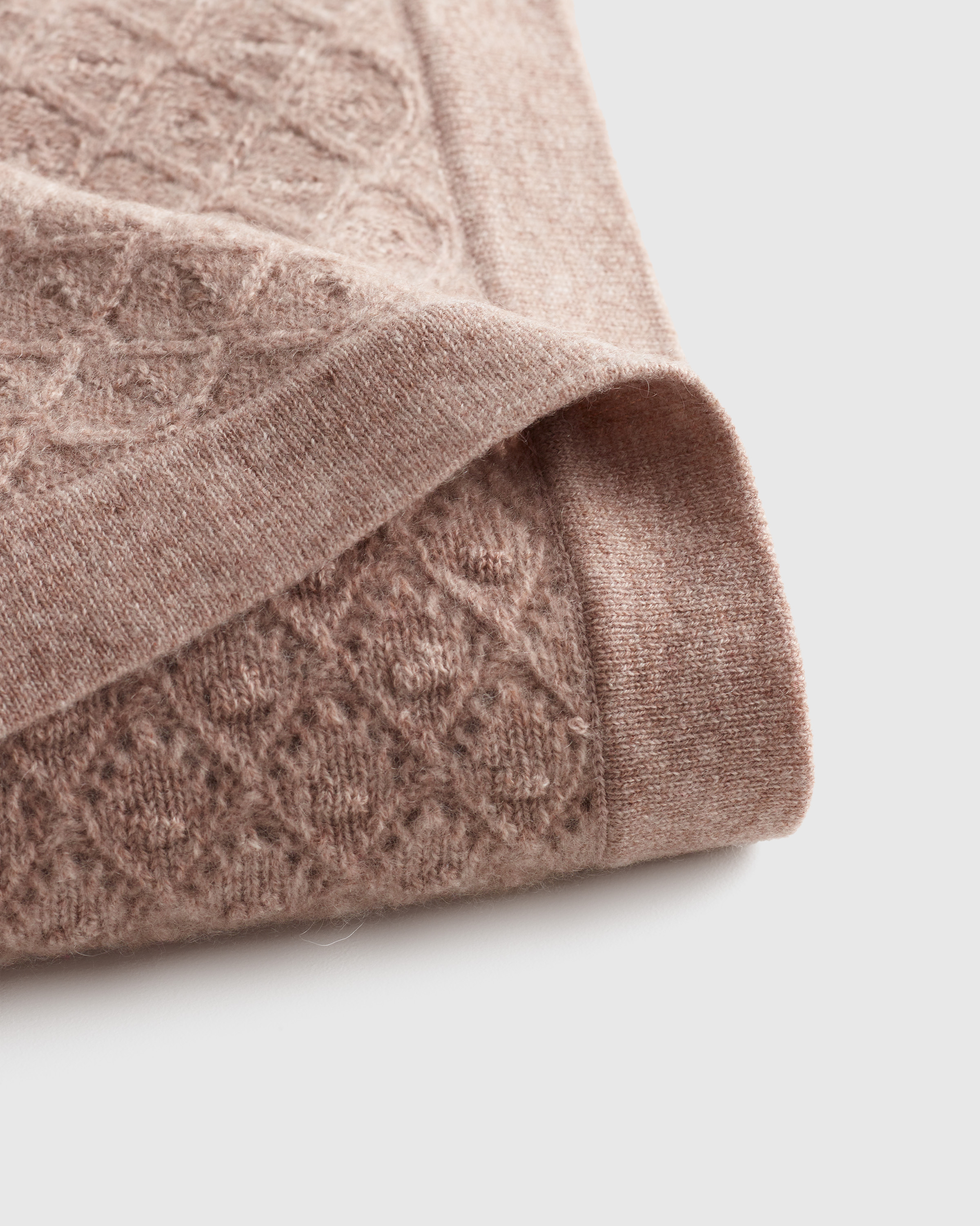 Washable Cashmere Pointelle Baby Blanket