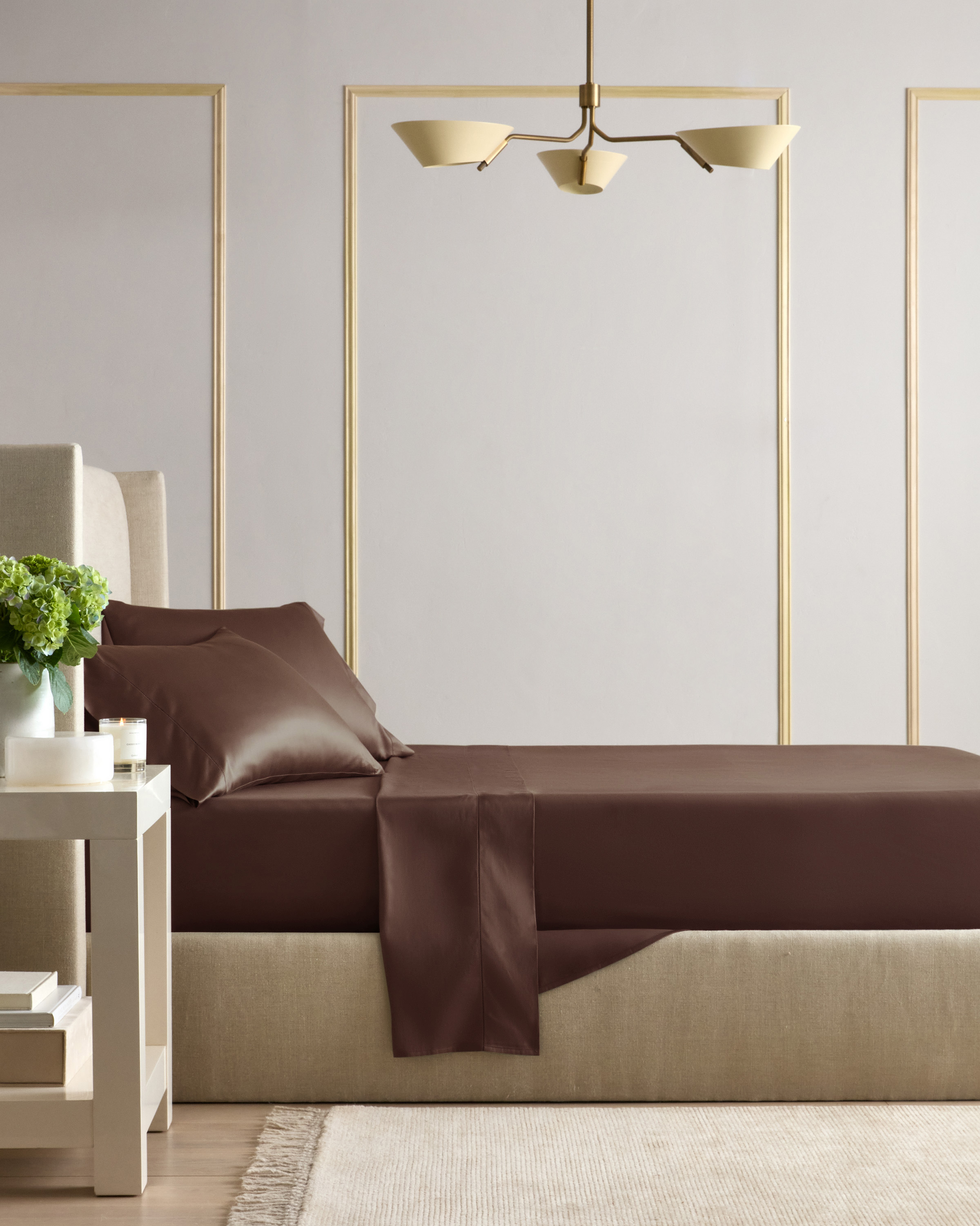 Quince Giza Cotton Sateen Sheet Set - Thumbnail 3