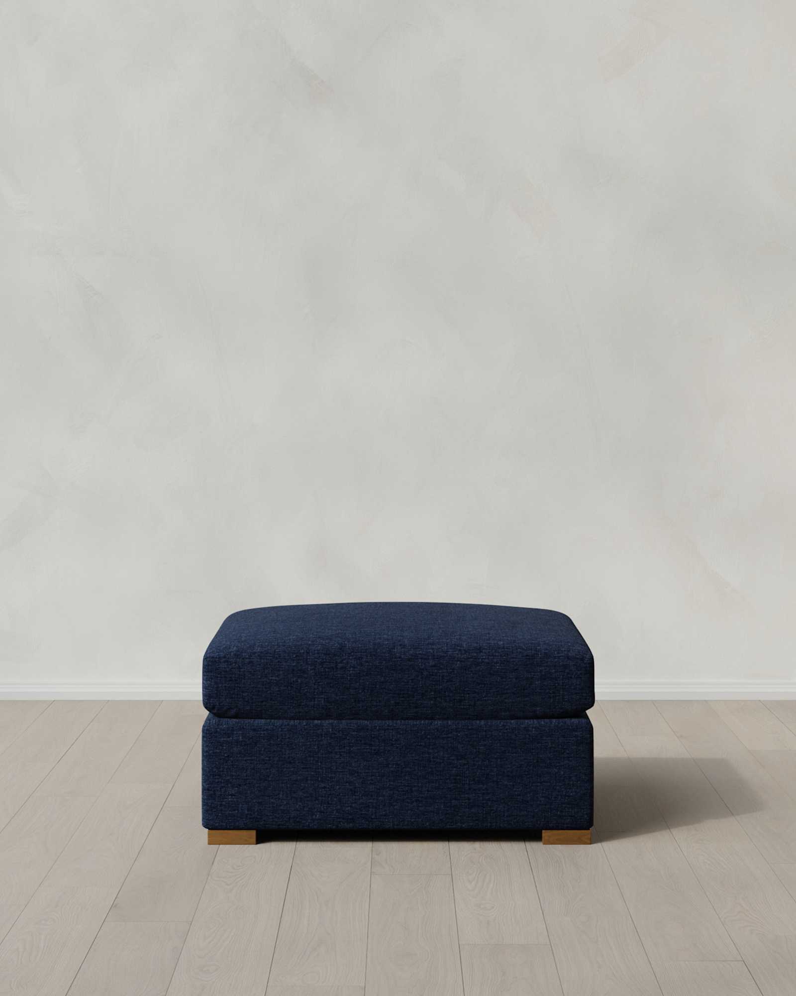 Hollis Slope Arm Ottoman 37in Crypton Nomad Ink