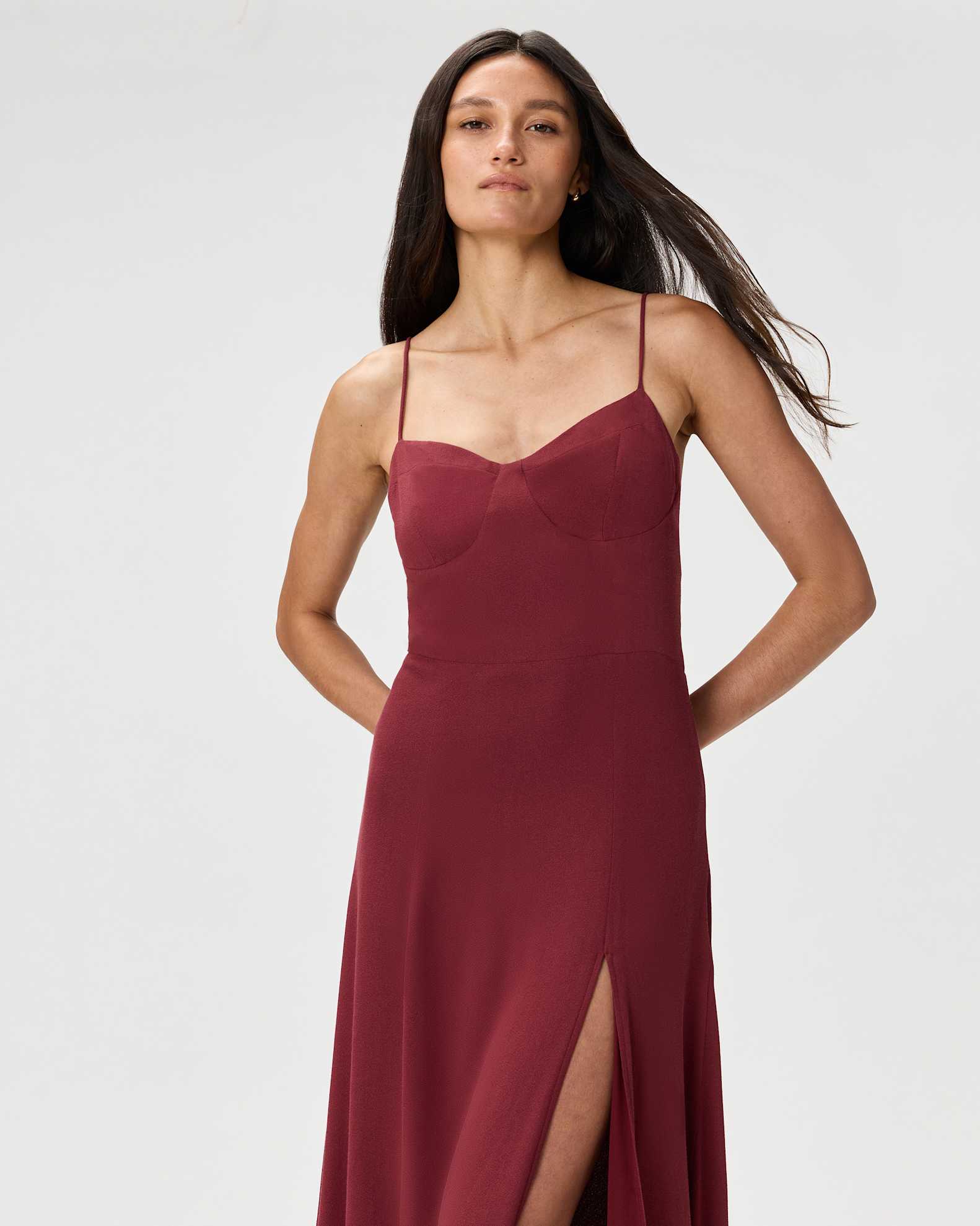 red sweetheart midi dress Red Sweetheart Neck Polka Dot Midi Dress