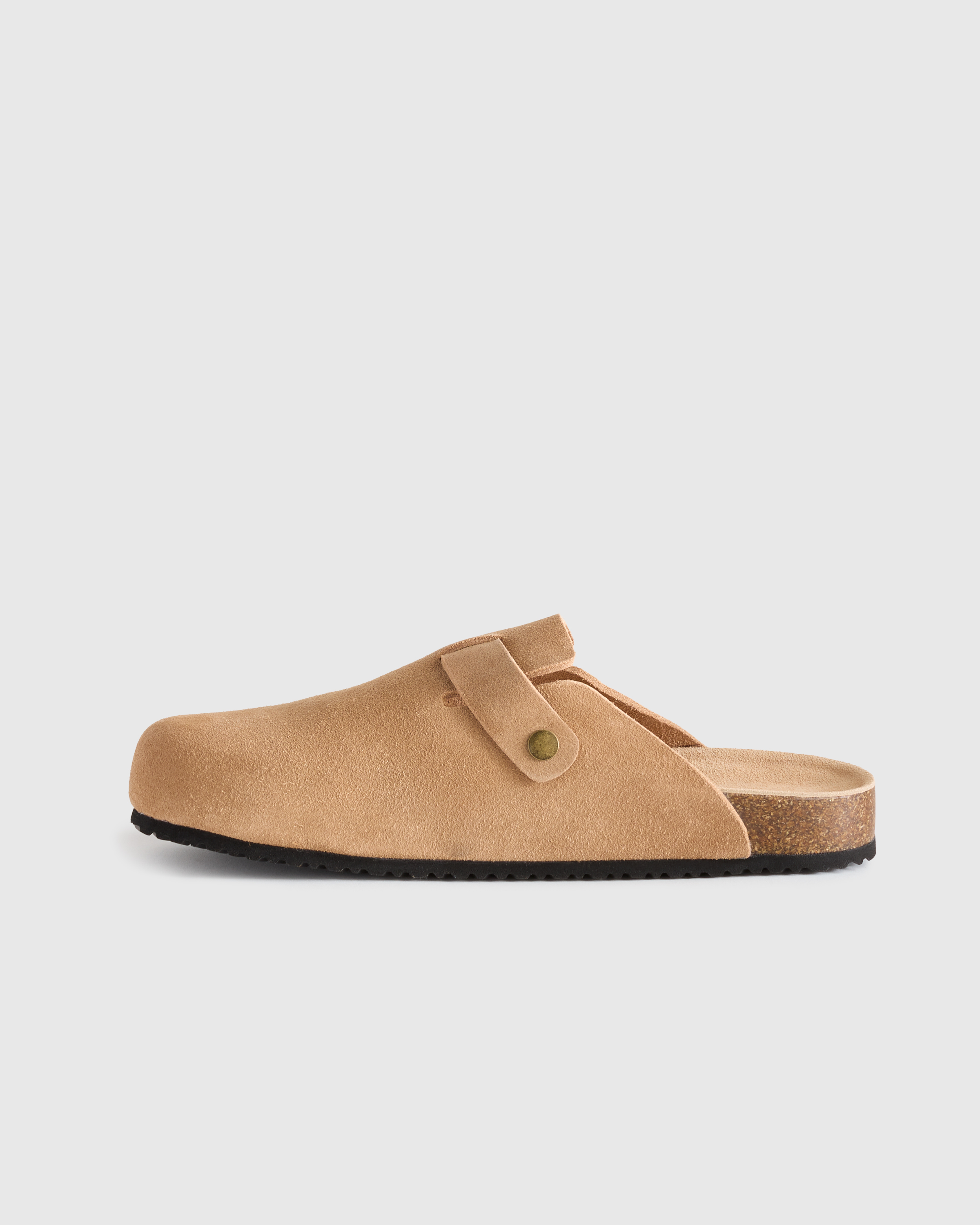 Water Repellent Clog Mule in Dune Suede Water Repellent Clog Mule in Dune Suede