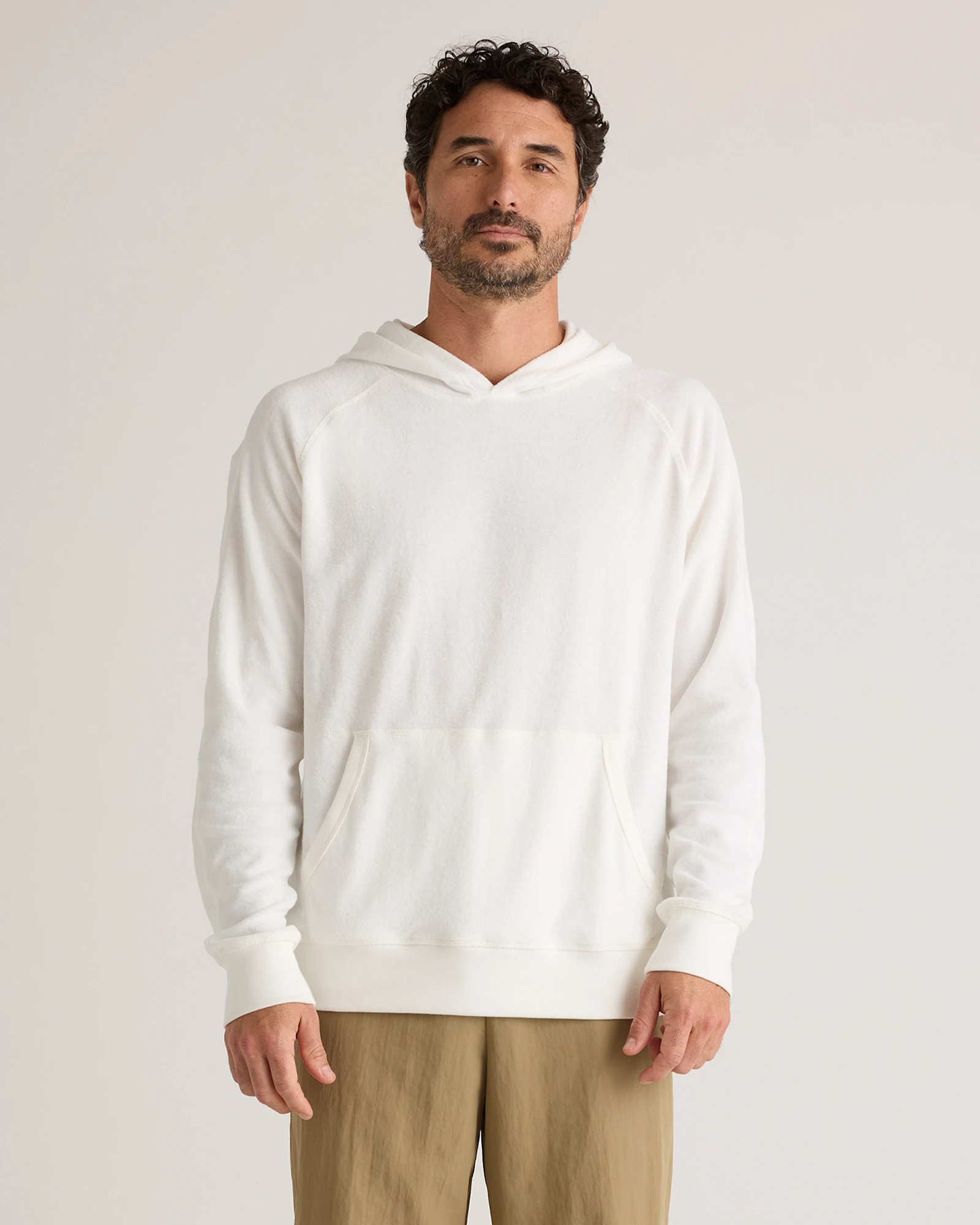 100% Organic Cotton Terry Towel Pullover Hoodie