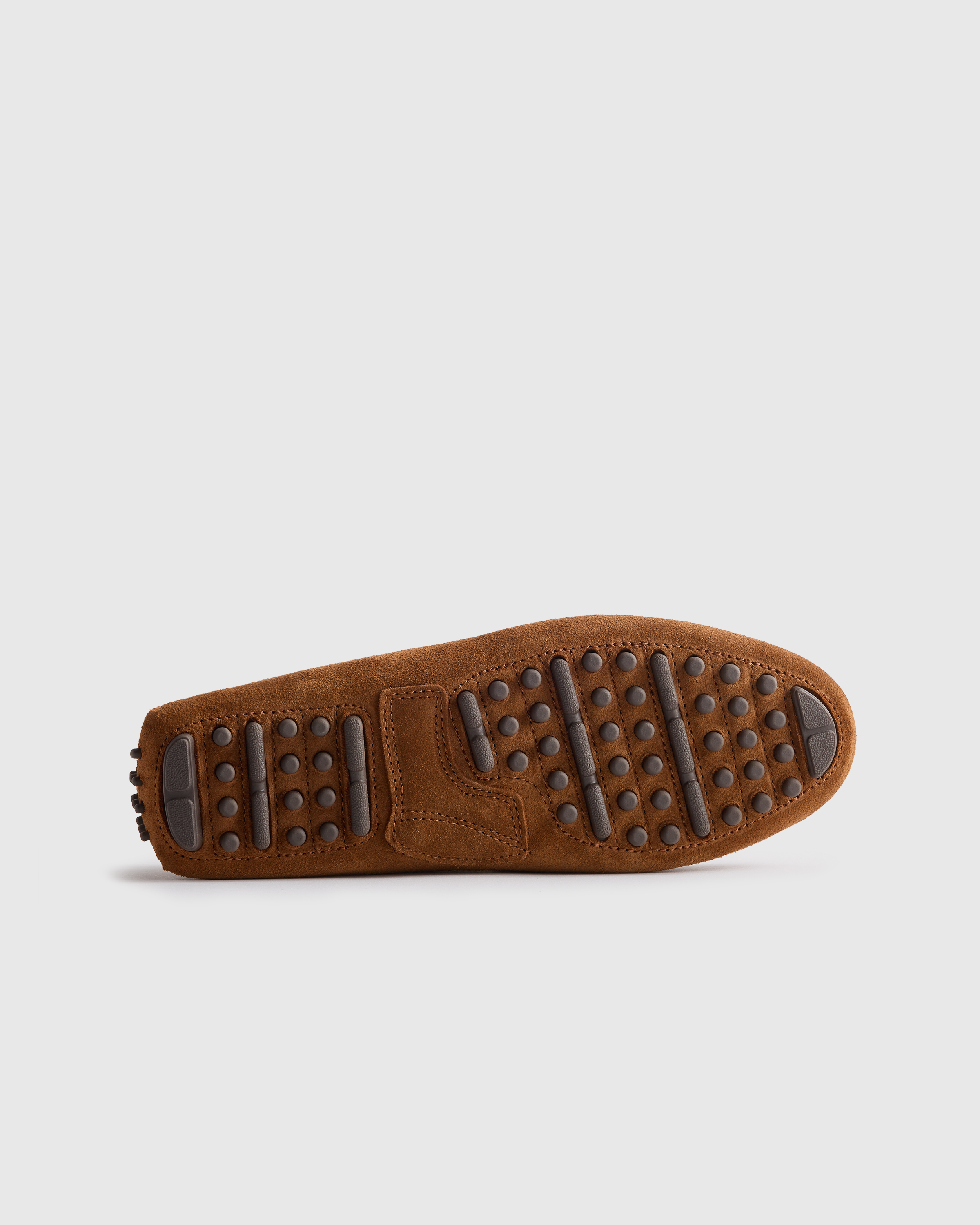 Essential Suede Driving Loafer in Whiskey display picture 2