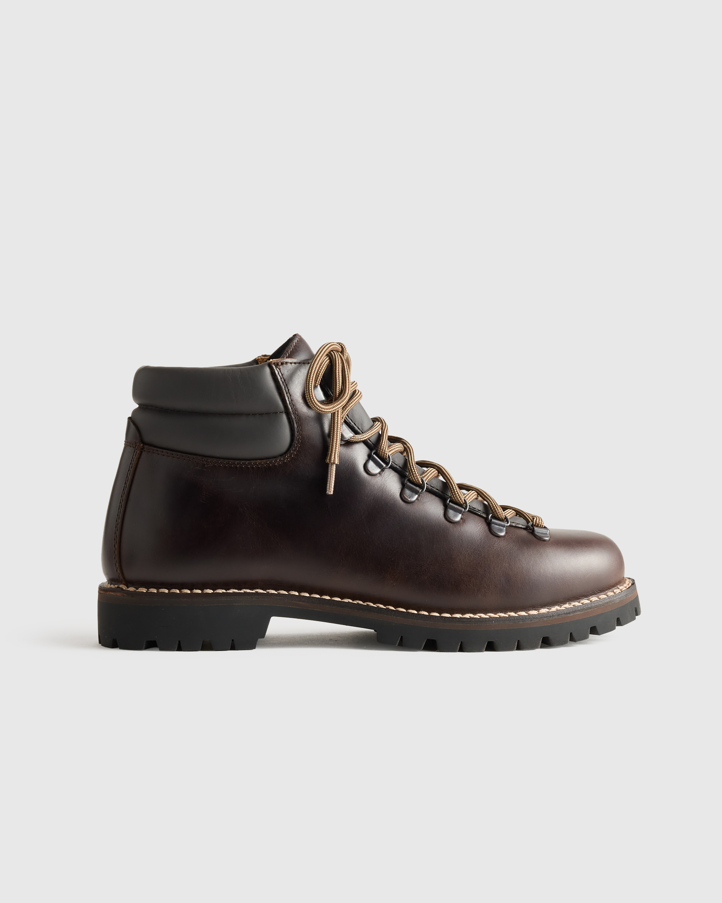 Dark Chocolate Crafted Leather Waterproof Hiking Boot