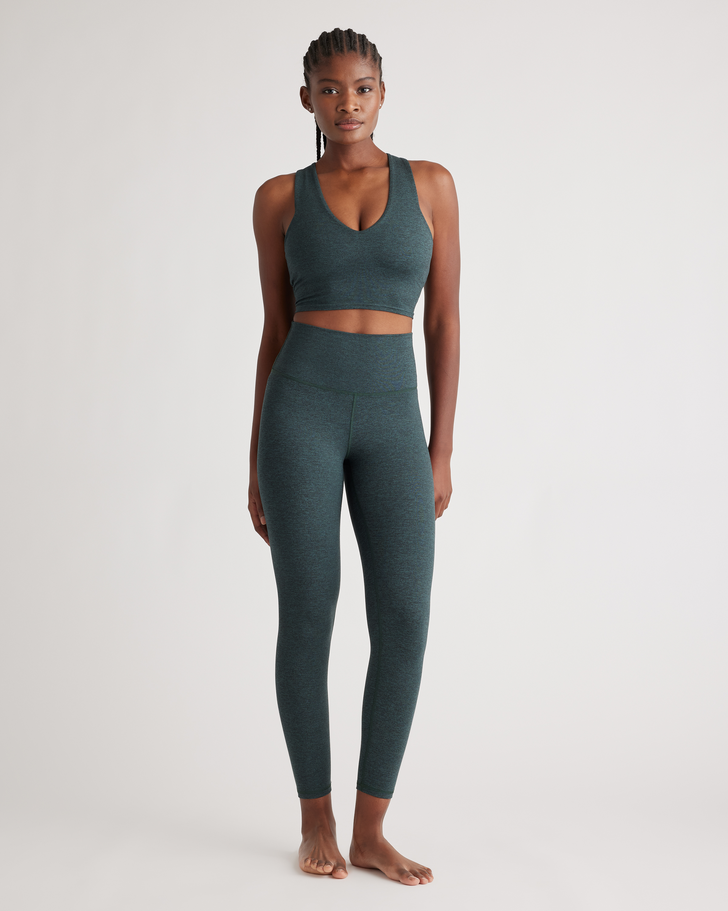 Heather Green Ultra-Soft High-Rise Legging