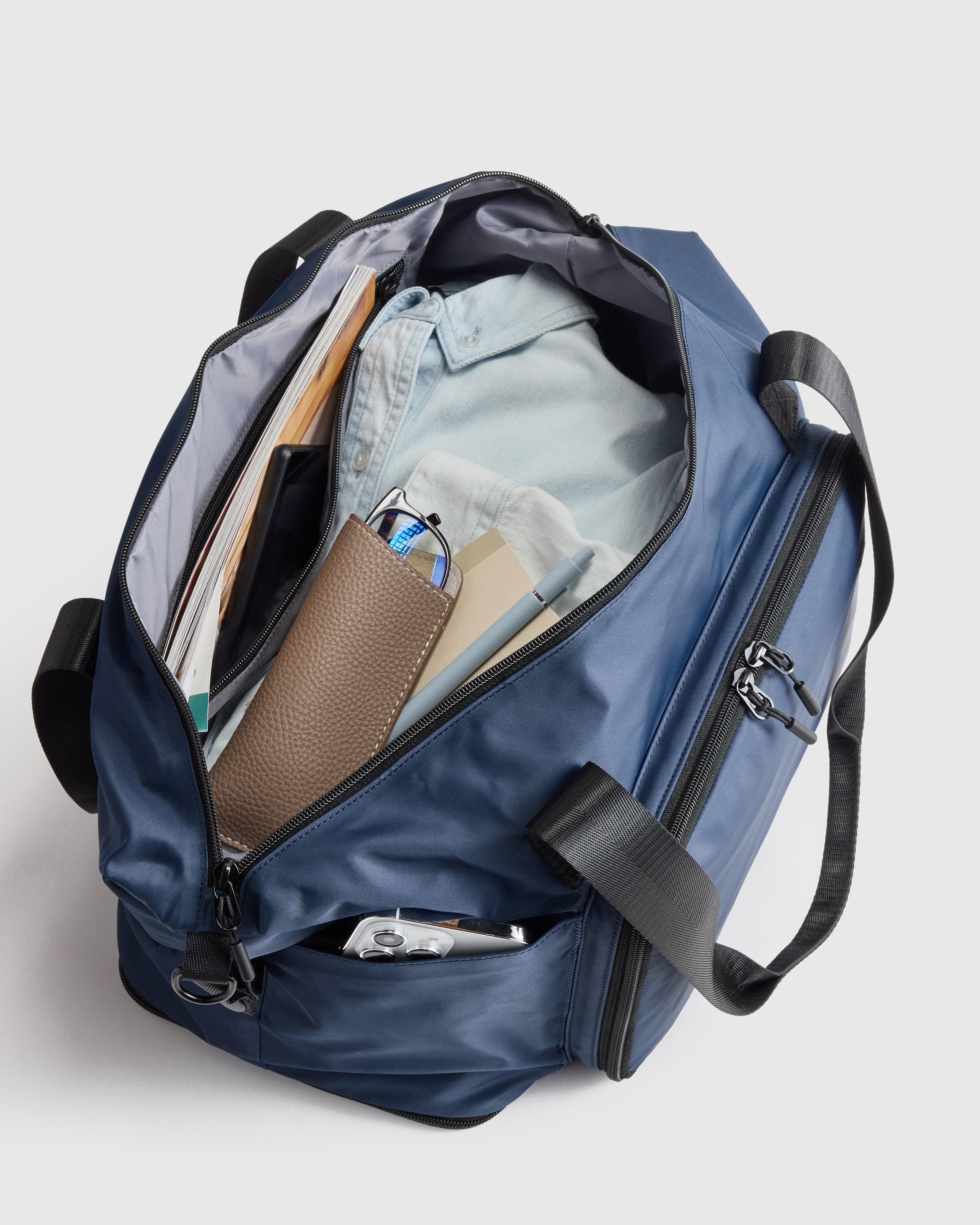 Packable Expandable Travel Tote - Navy