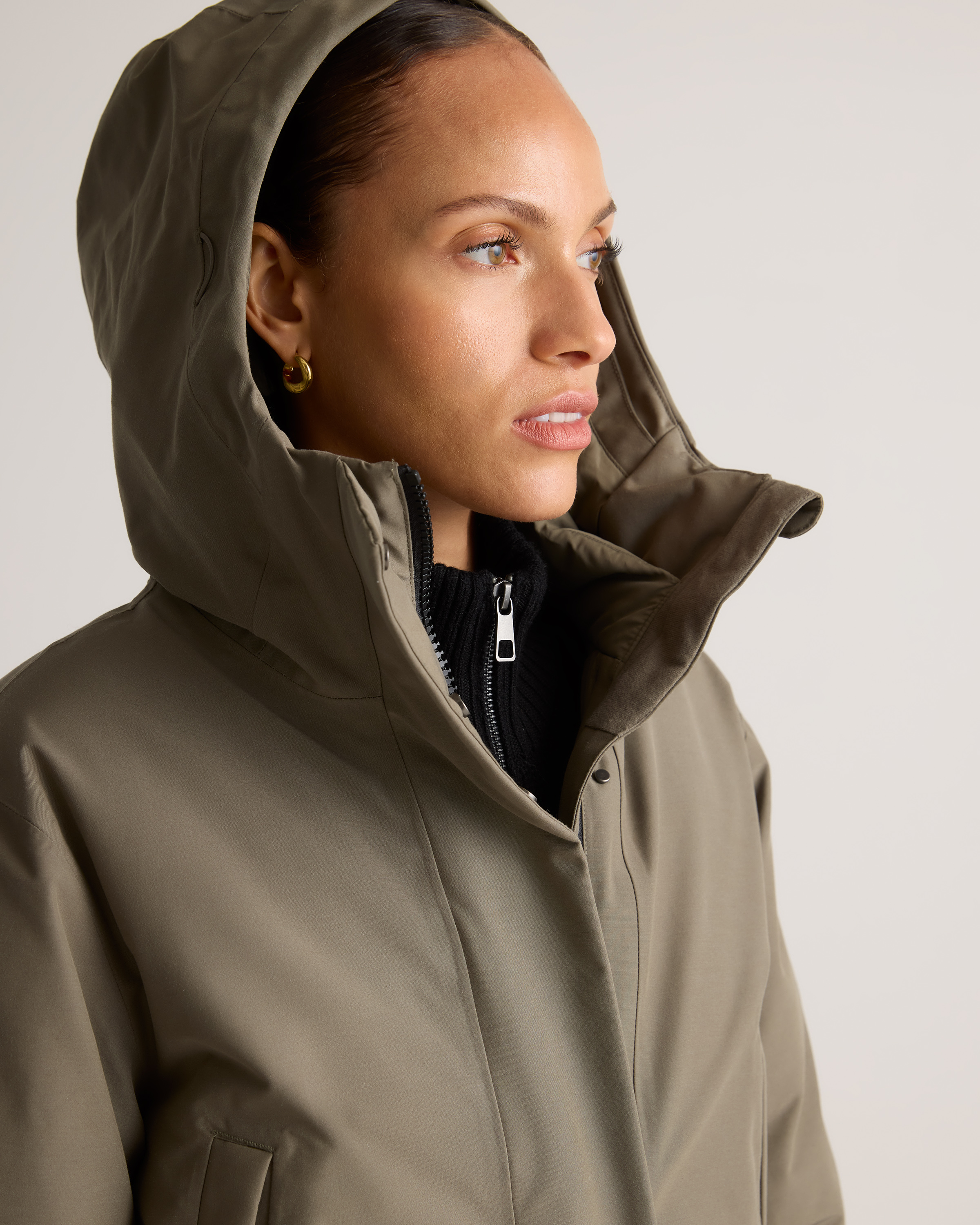 sleepy parka 25Aw brown 定価13.2万円 Responsible Down Hooded Long Parka in Faded Cargo
