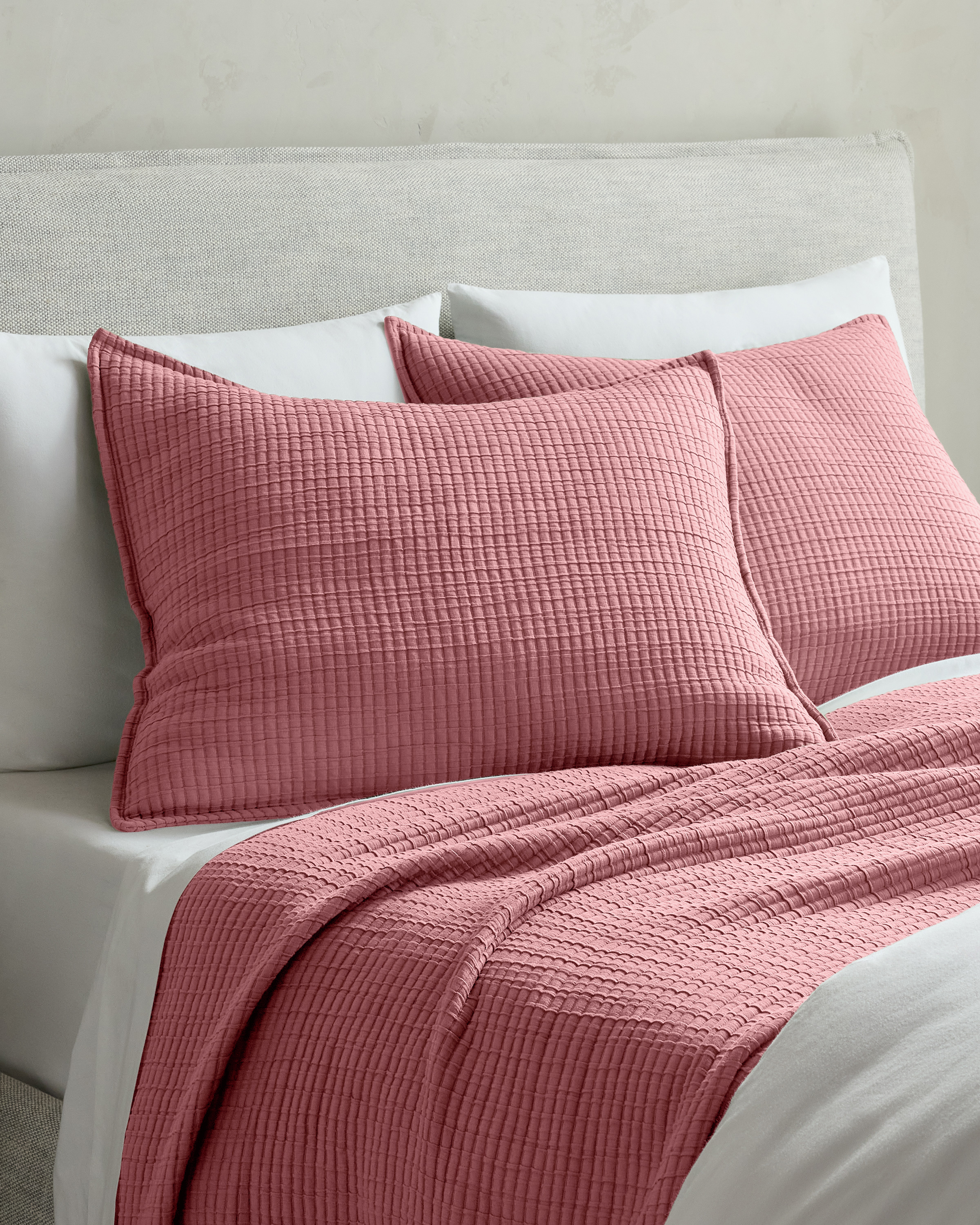Plum Organic Ribbed Cotton Shams