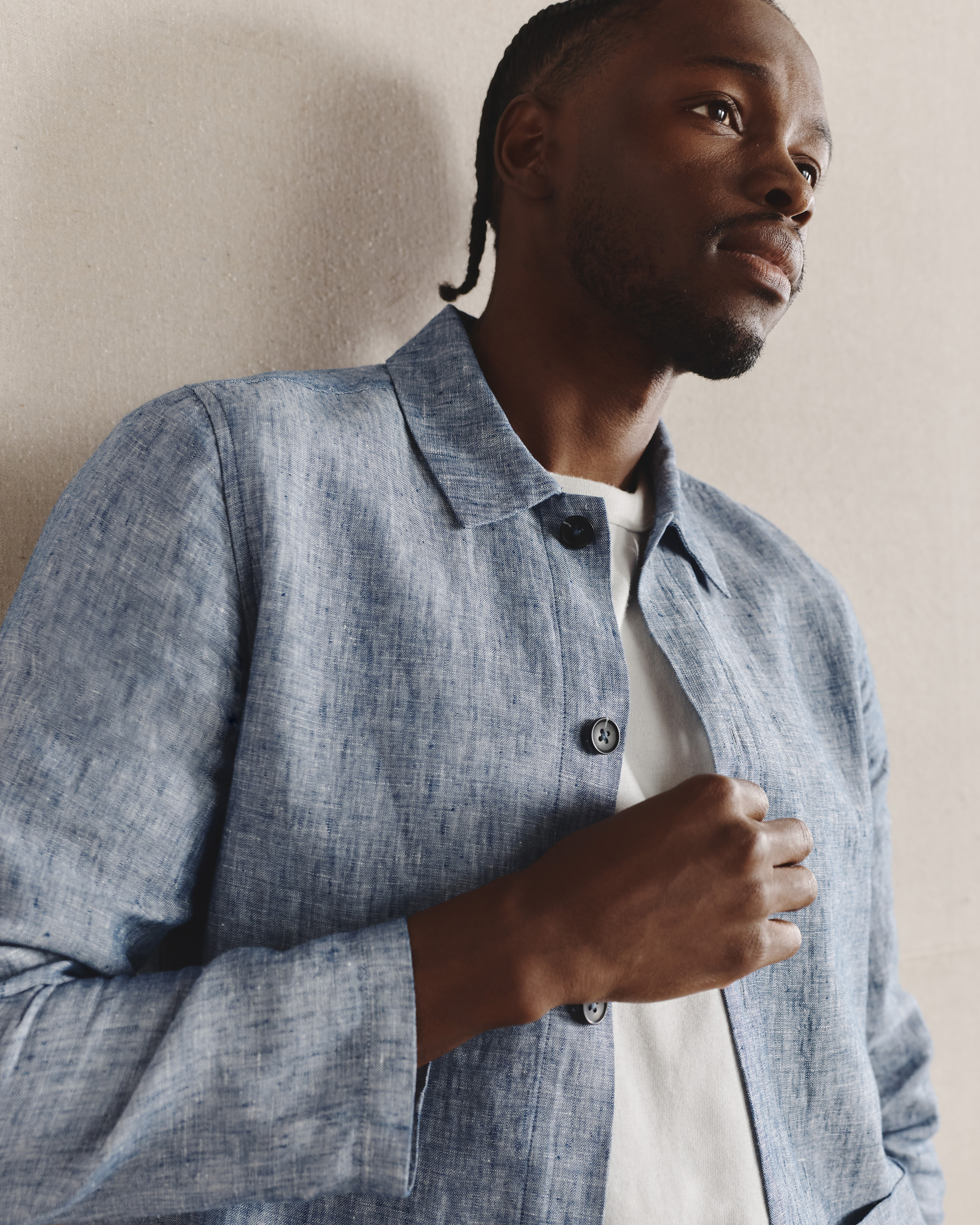 SLACKER CITY JACKET CHAMBRAY NATAL DESIGN CITYJACKET CHAMBRAY
