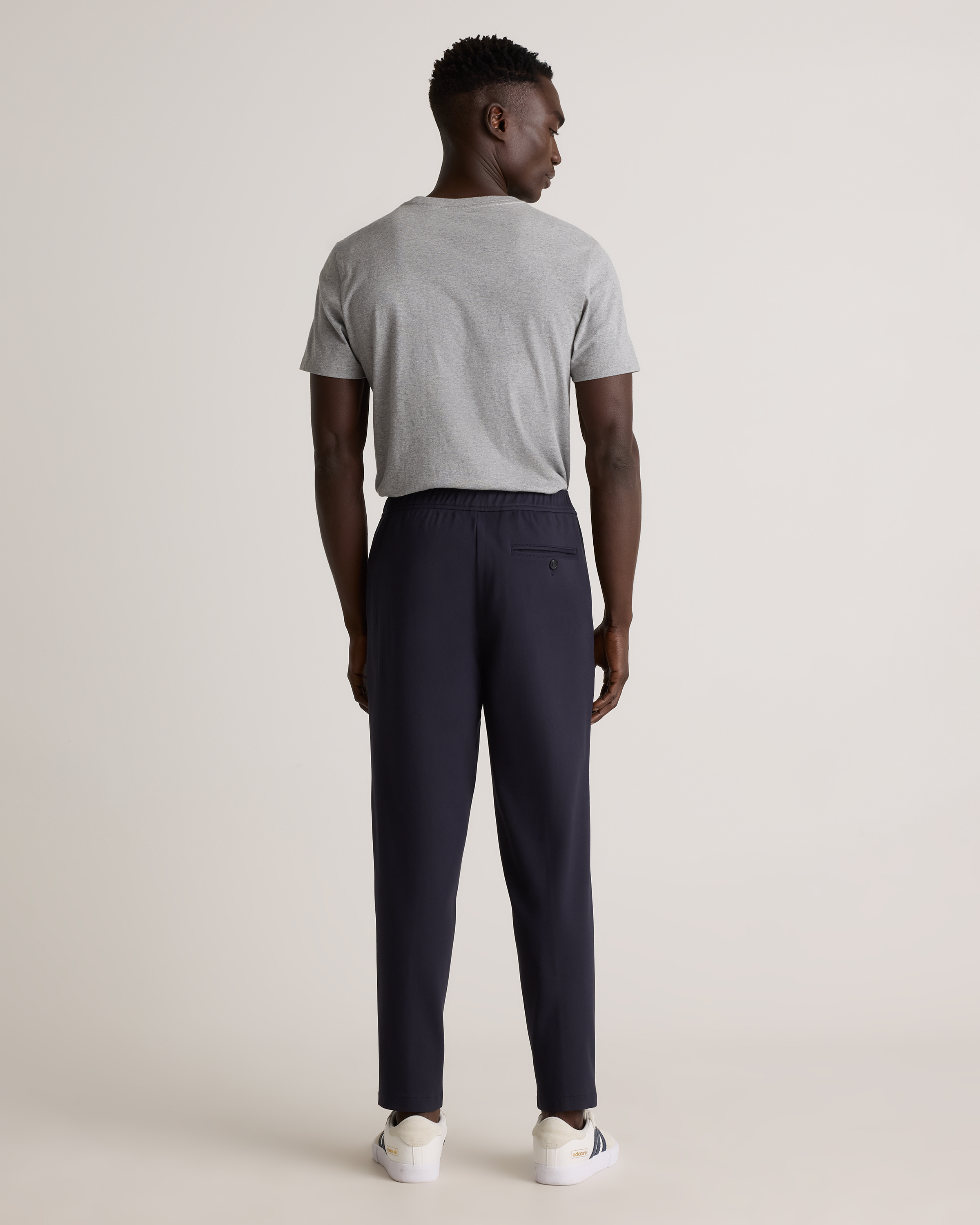 Stretch Knit Pintuck Trouser