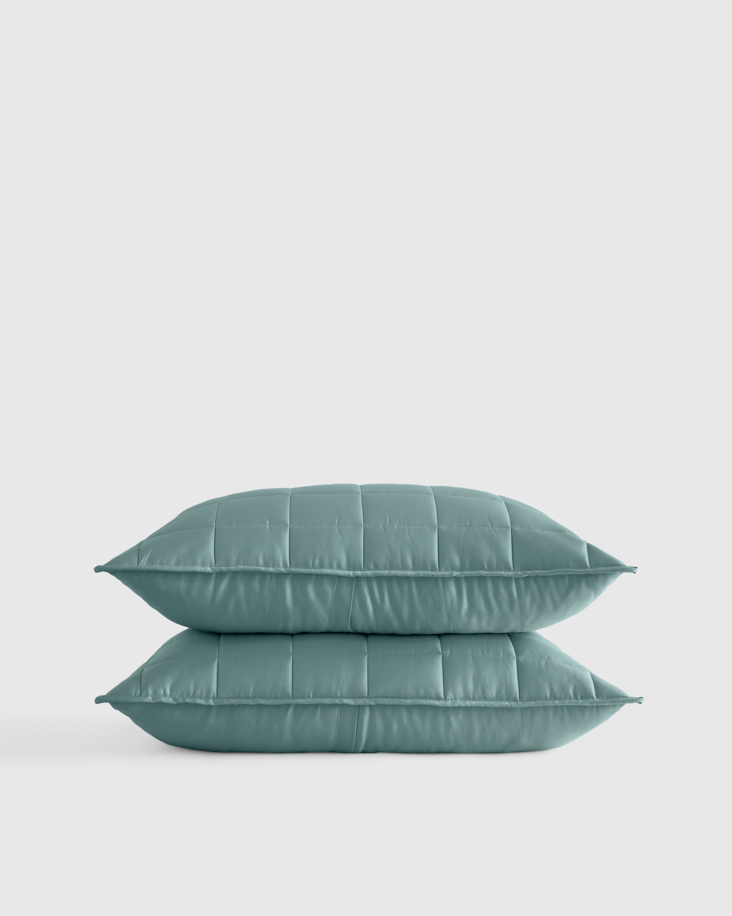 Ocean Bamboo Box Quilted Sham Set