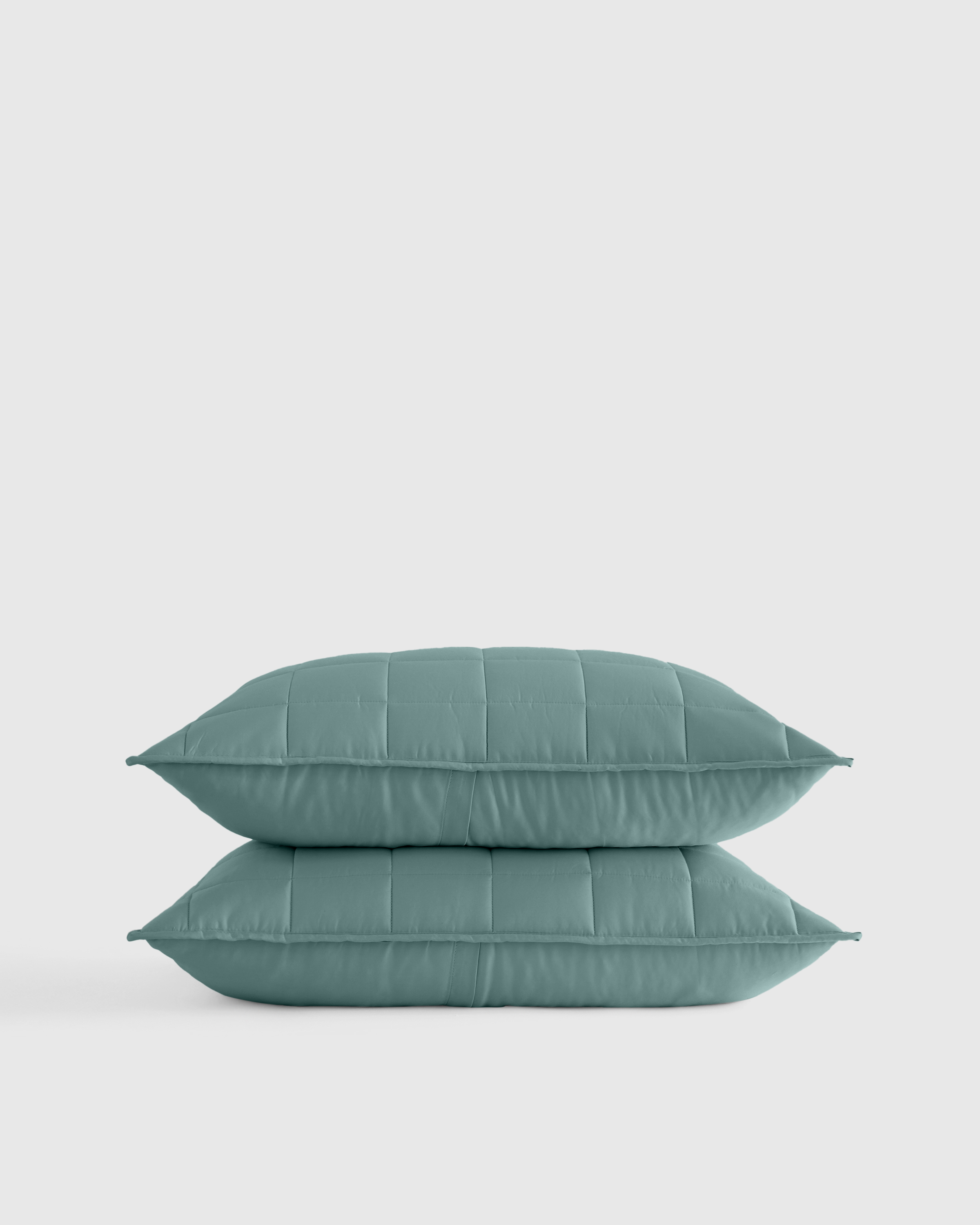 Ocean Bamboo Box Quilted Sham Set