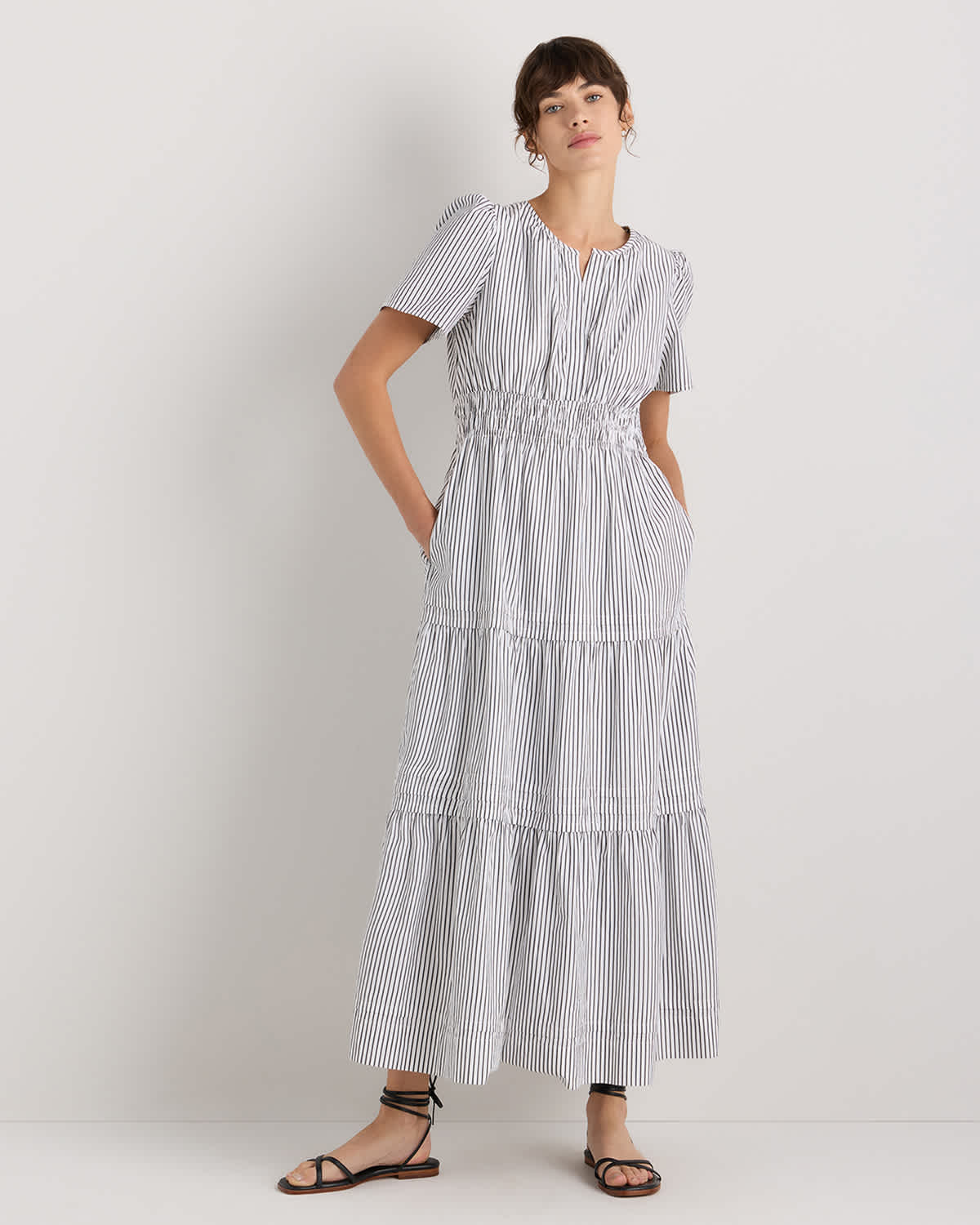 100% Organic Cotton Tiered Maxi Dress 100% Organic Cotton Tiered Maxi Dress