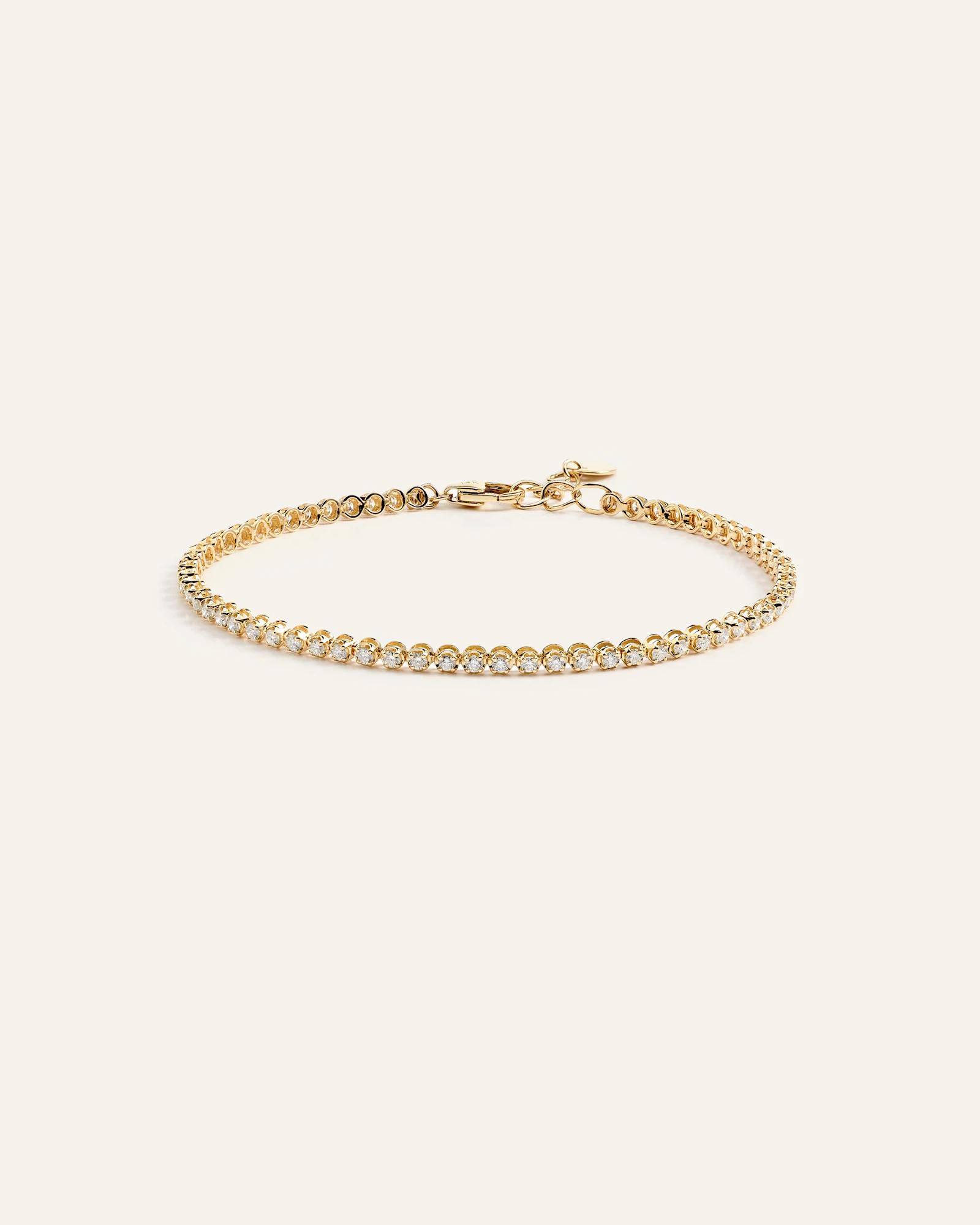 14K Gold Diamond 1ctw Tennis Bracelet in Yellow Gold