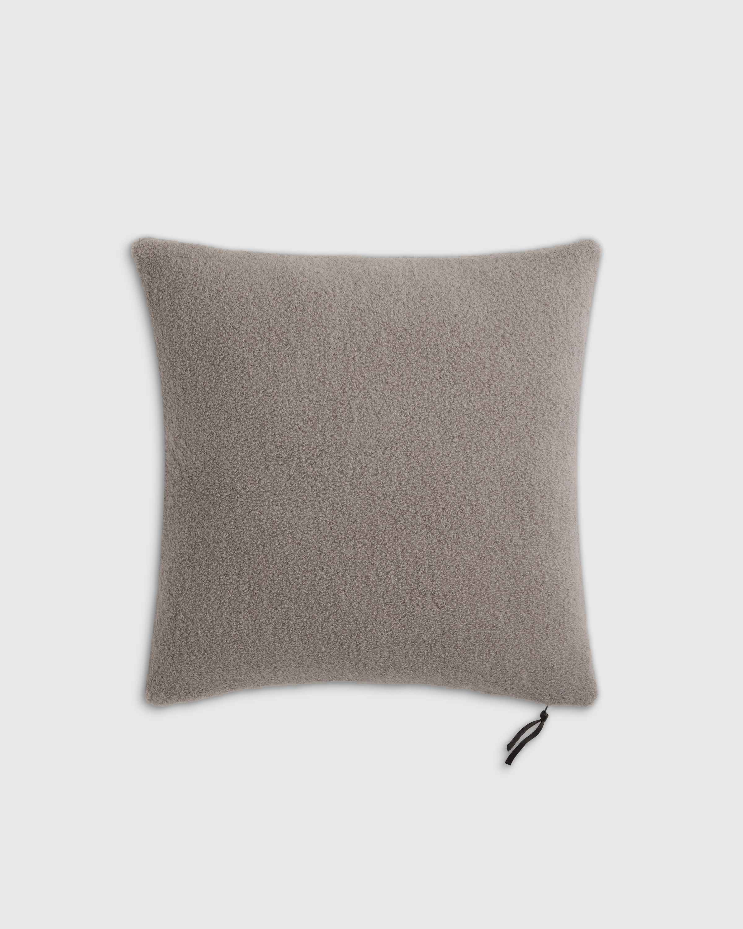Light Heather Grey Alpaca Boucle Pillow Cover