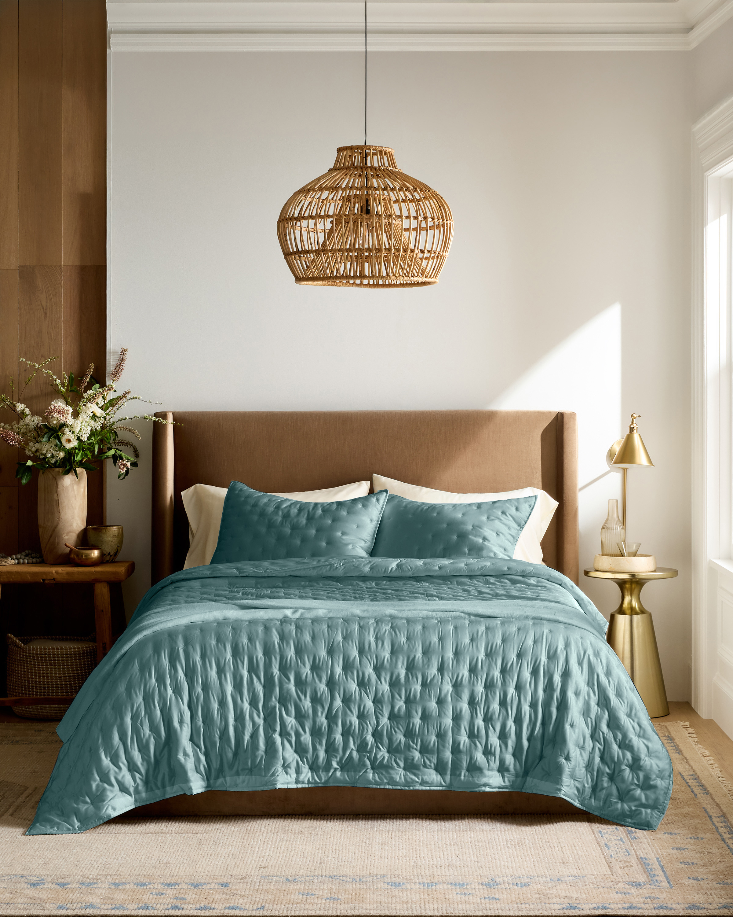Ocean Bamboo Dream Quilt Set