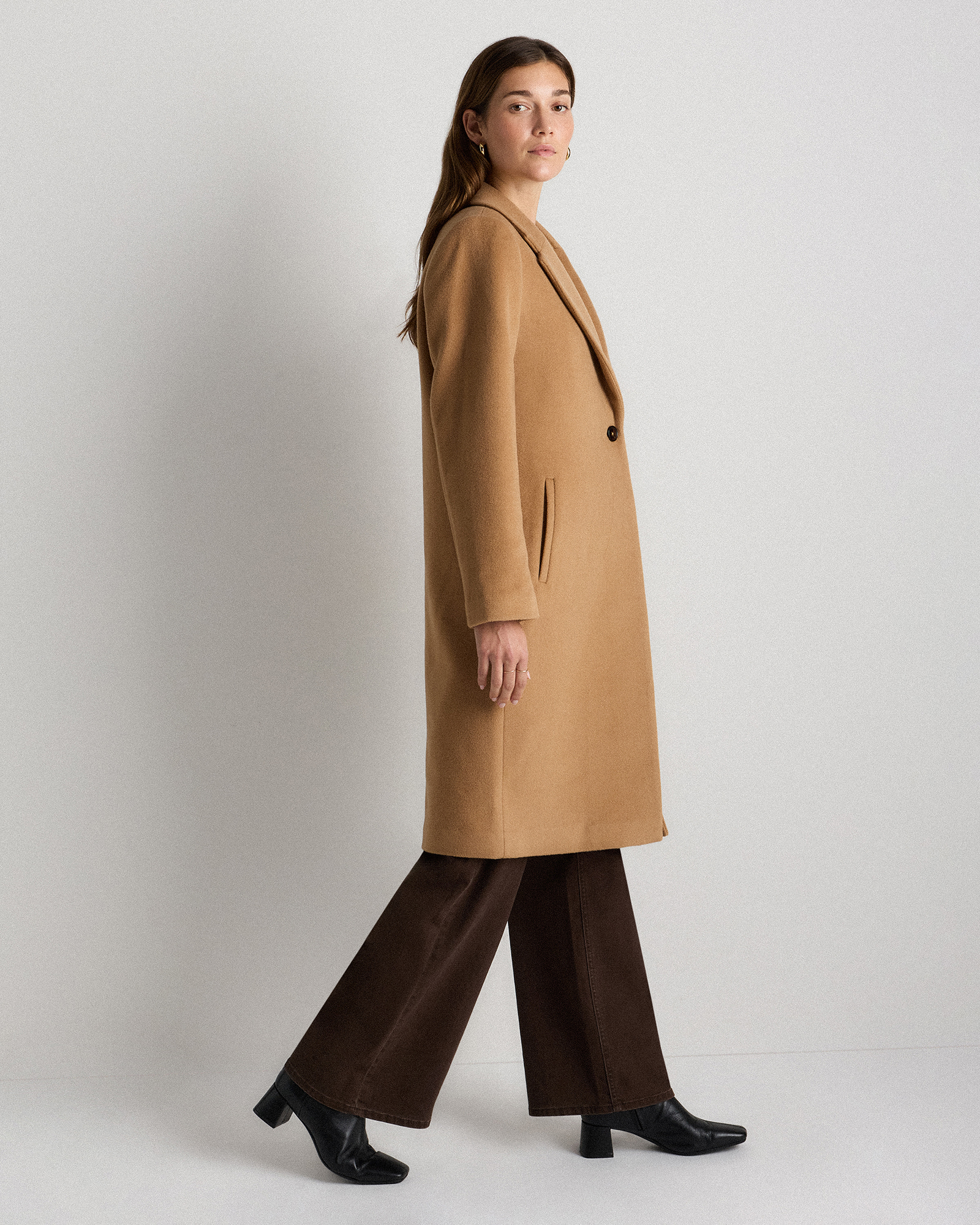 Wool Cashmere Blazer Coat