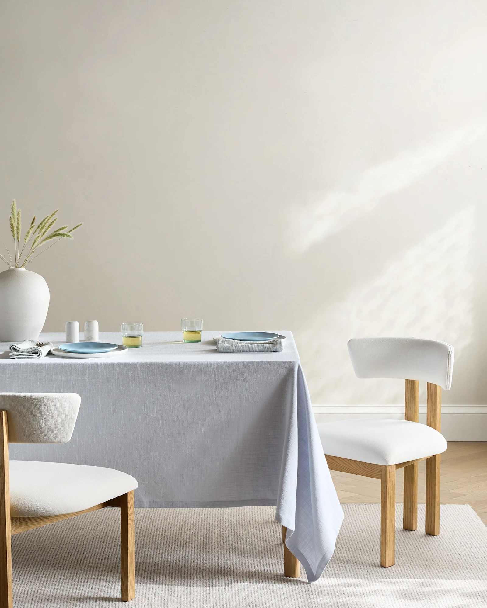 Organic Cotton Tablecloth - Warm White