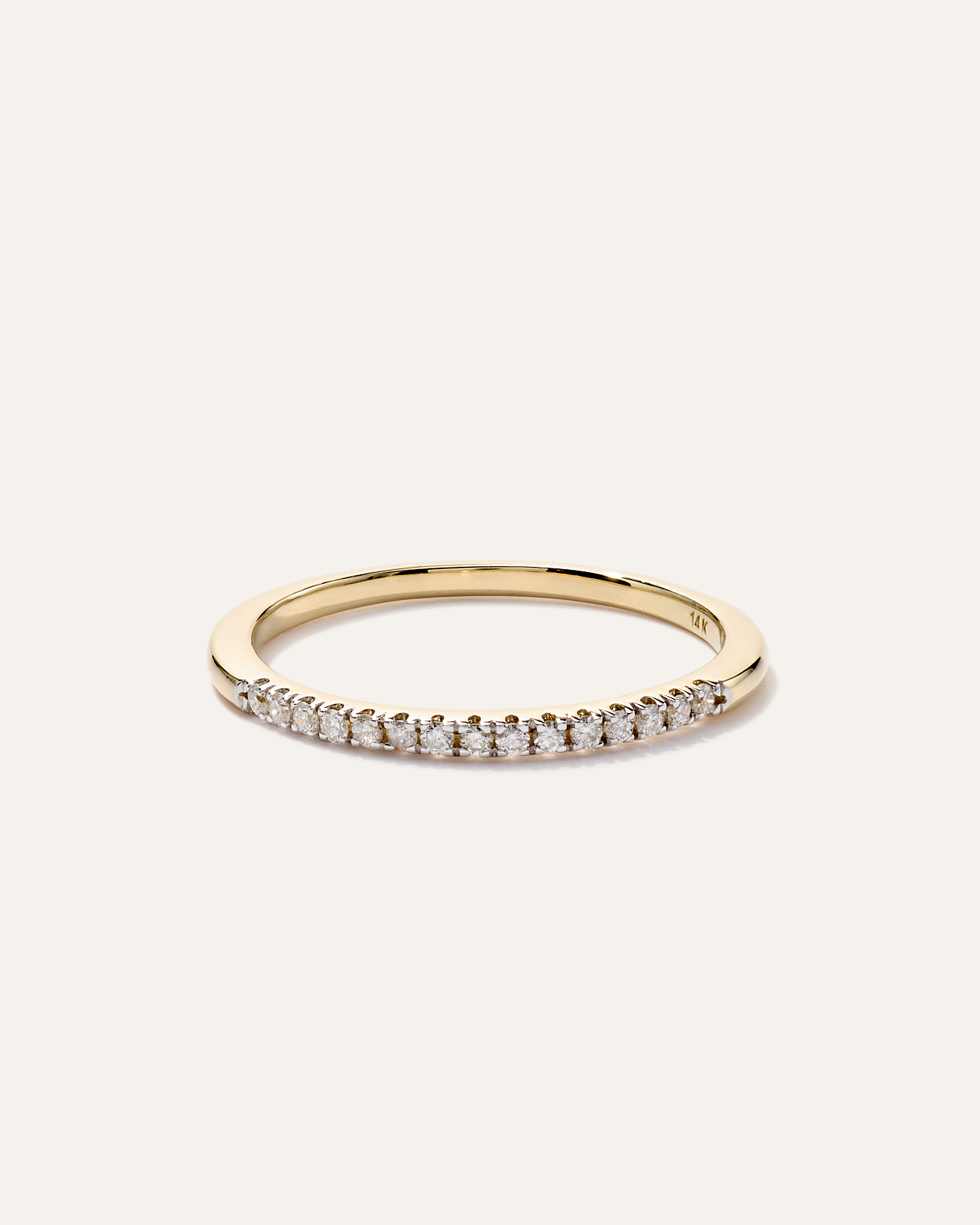 Yellow Gold 14K Gold Beaded Ring