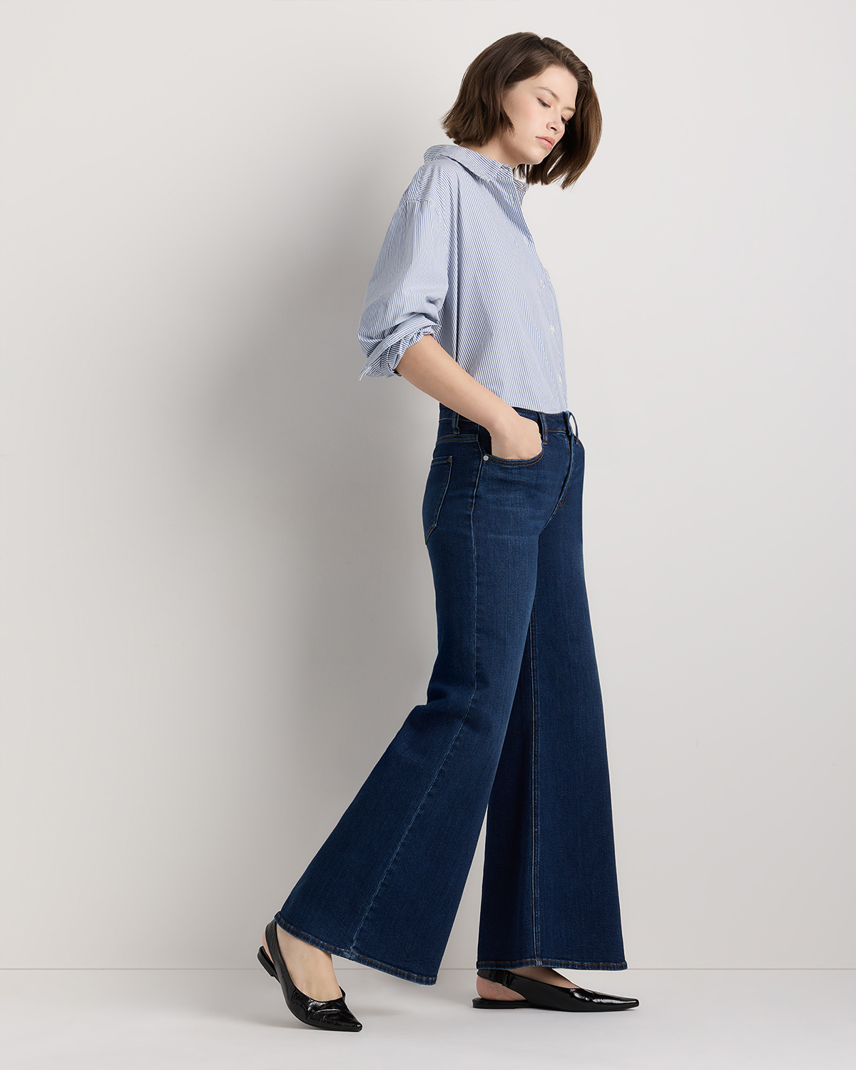 Stretch Crepe Classic Trouser Pants