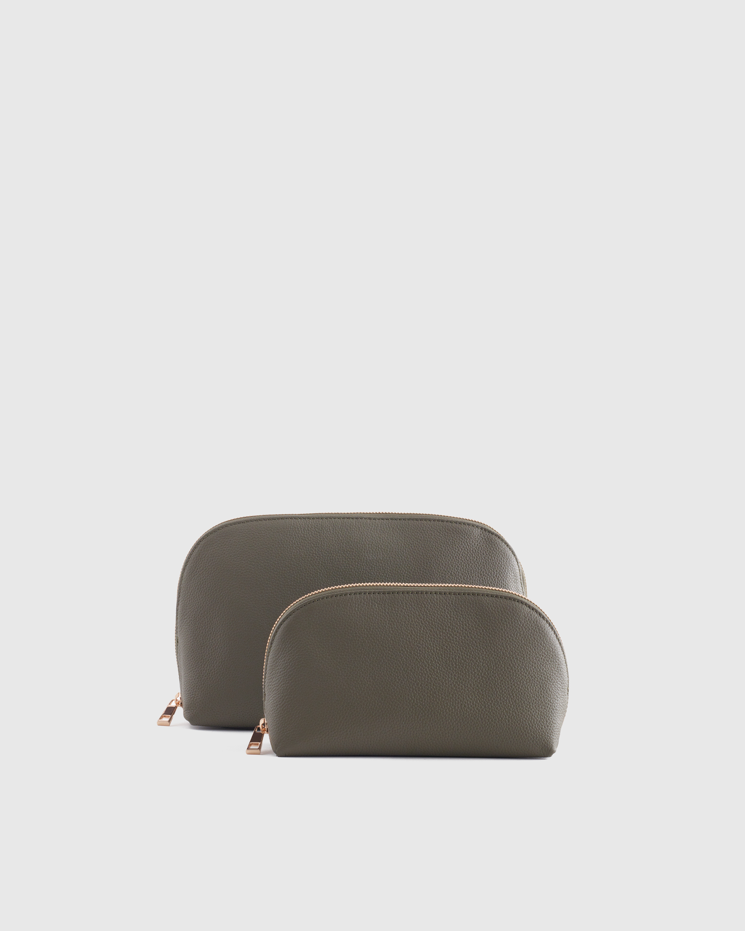 Italian Leather Pouch Travel Set