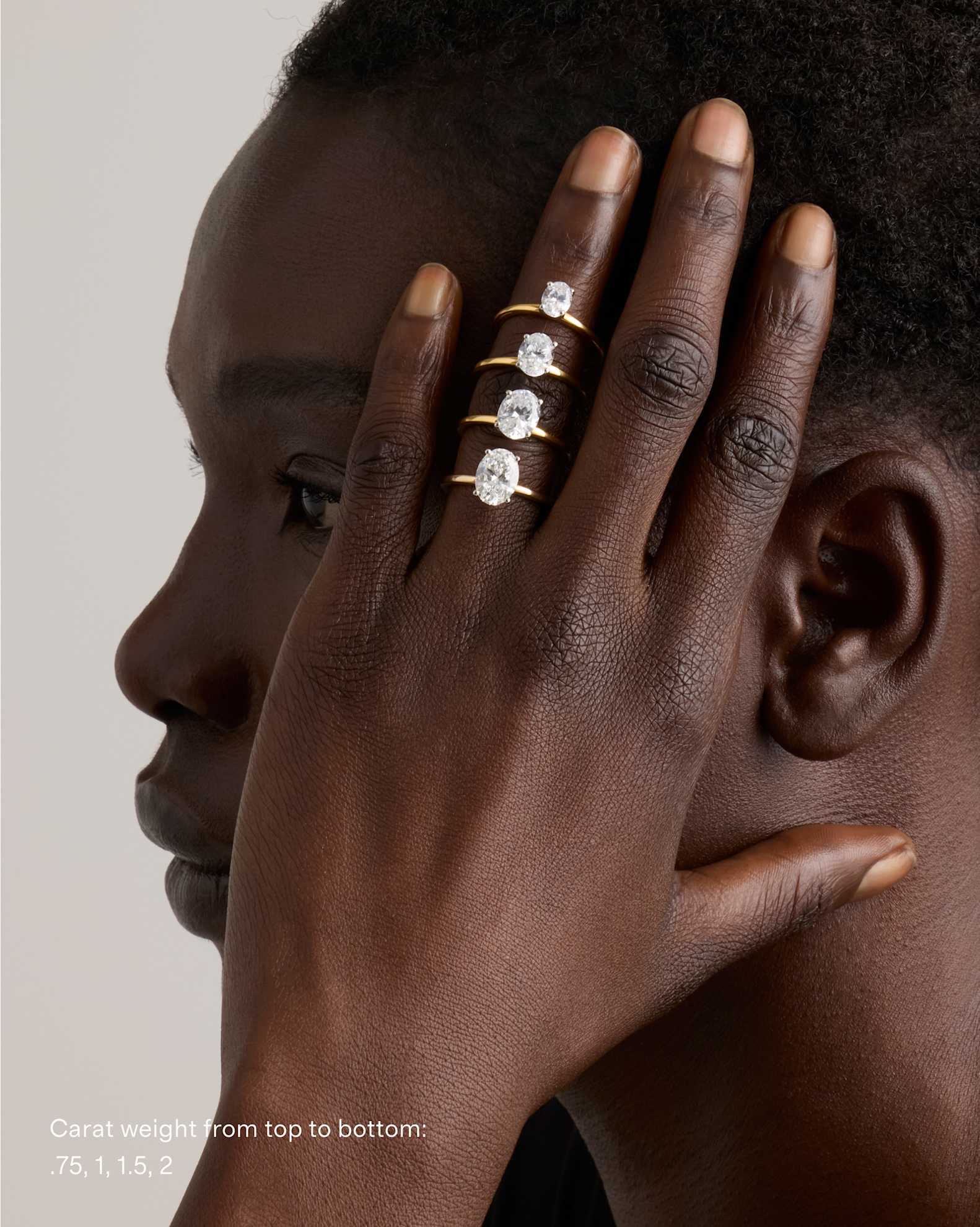 Lab Grown Diamond Round Petite Classic Engagement Ring