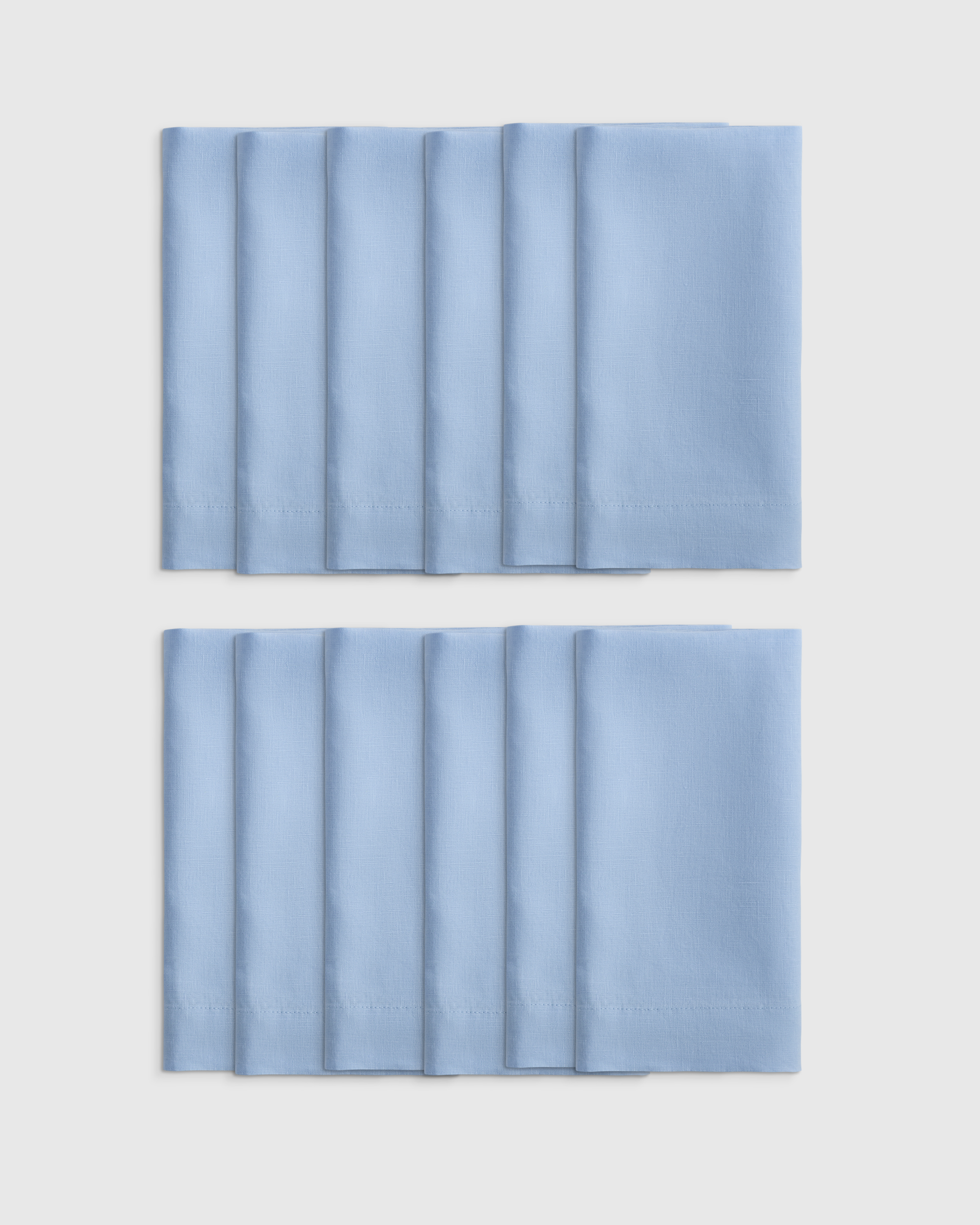 Marina European Linen Wide-Hem Napkins (Set of 12)