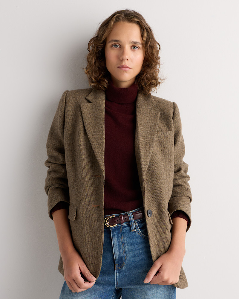 Quince Italian Wool Oversized Blazer