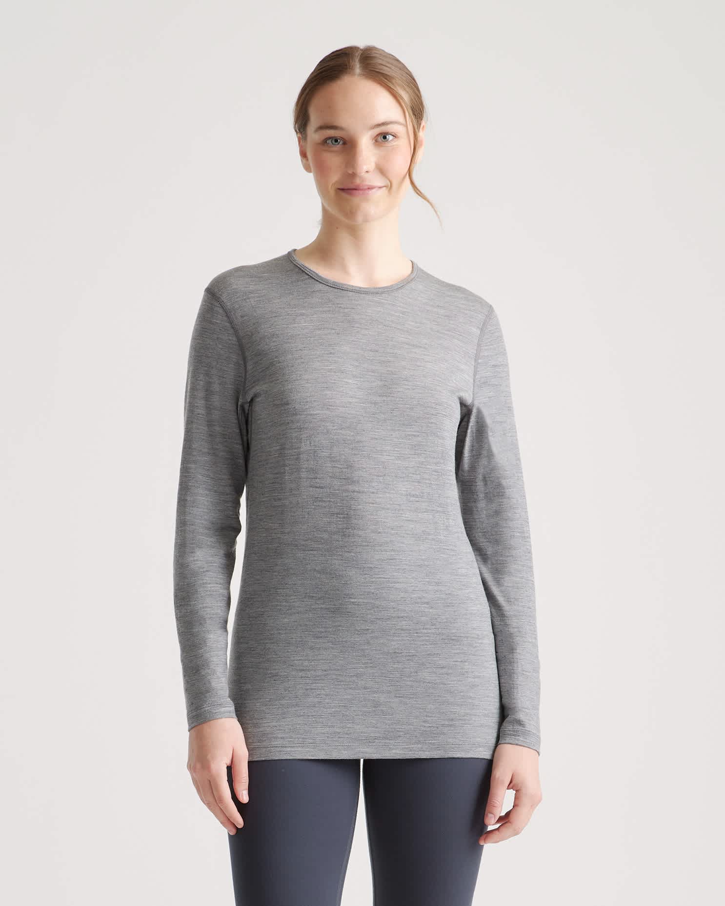 100% Merino Wool All-Season Long Sleeve Base Layer