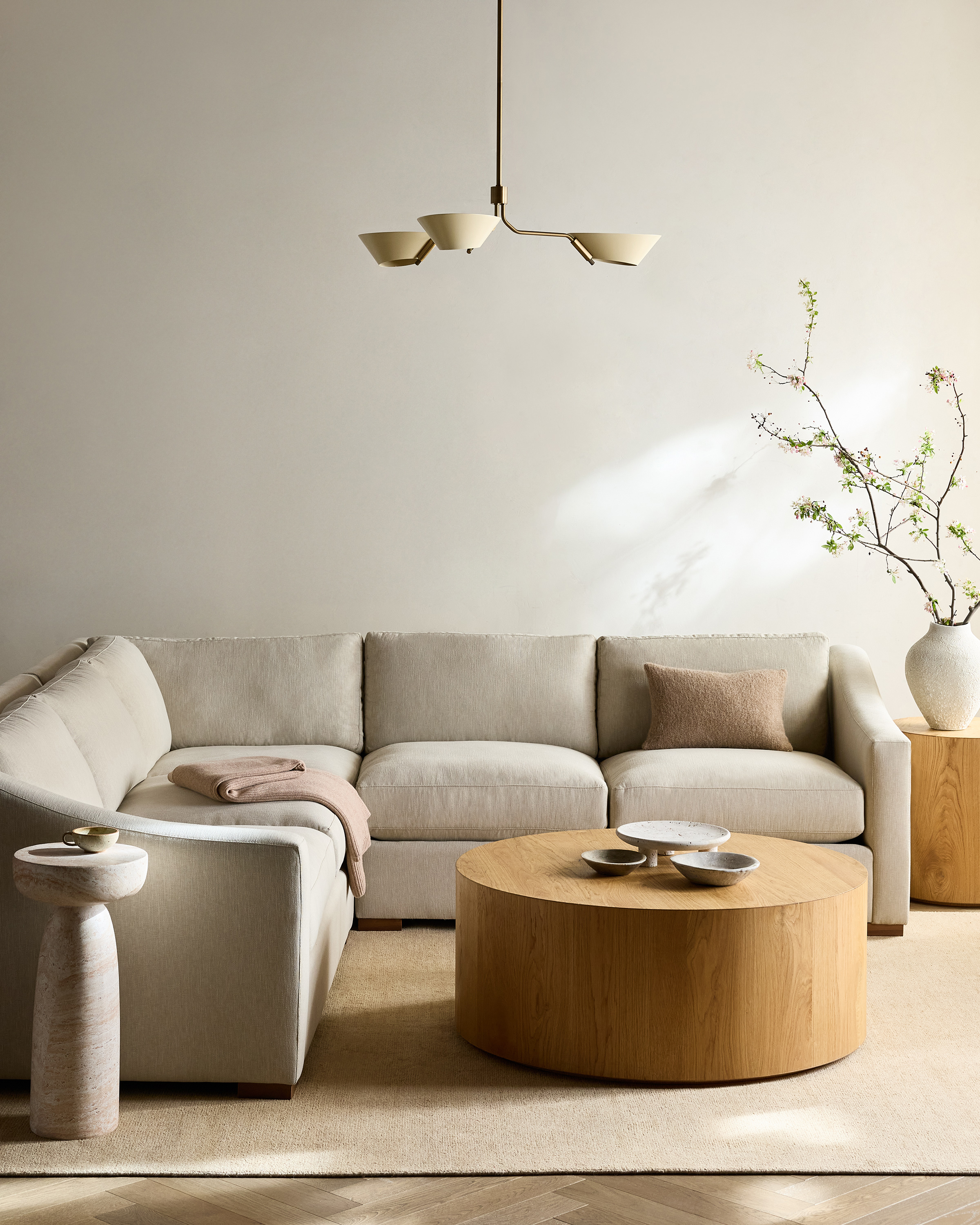 Quince Hollis Slope Arm Sectional