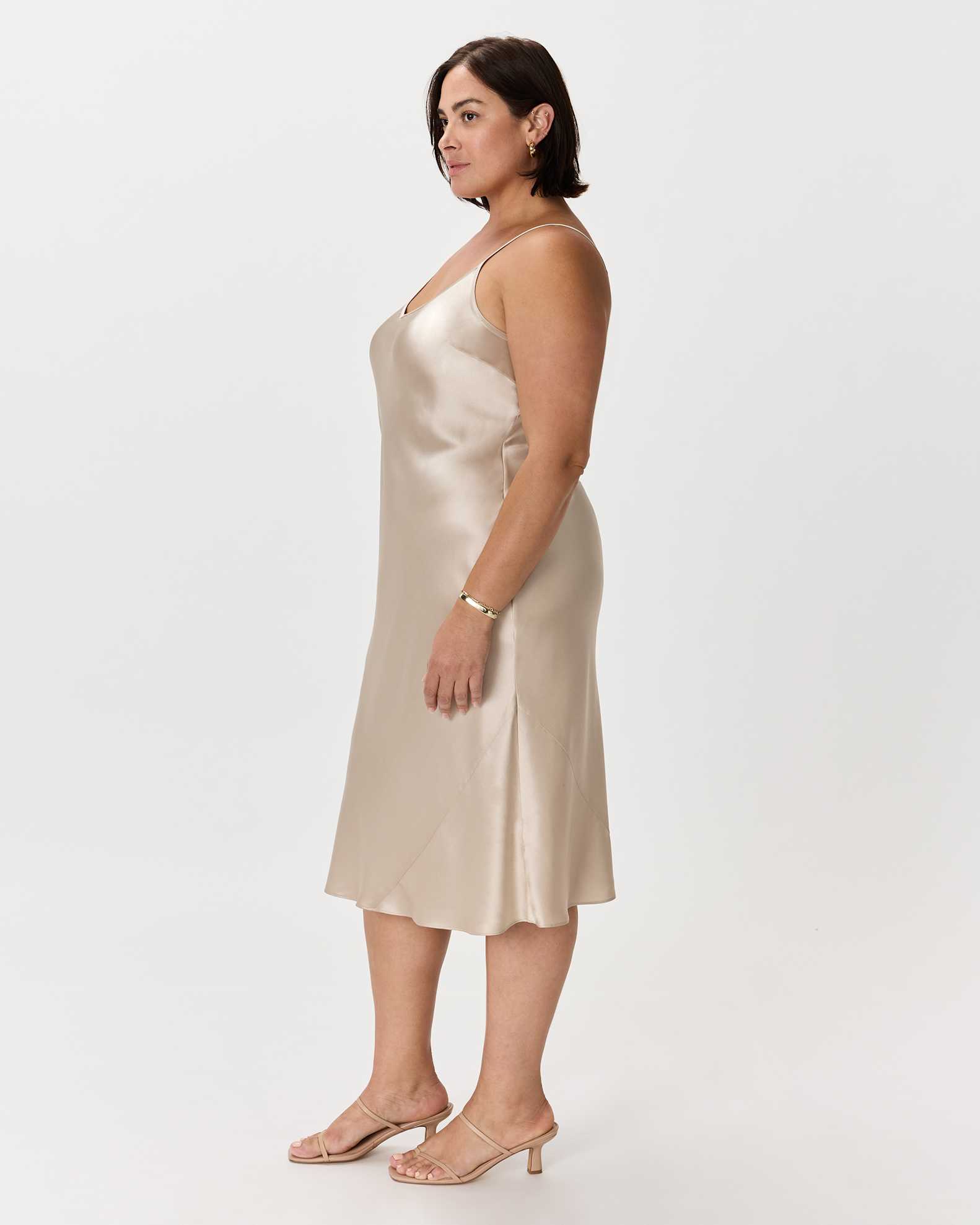 100% Washable Silk Slip Dress - Plus Size 100% Washable Silk Slip Dress - Plus Size