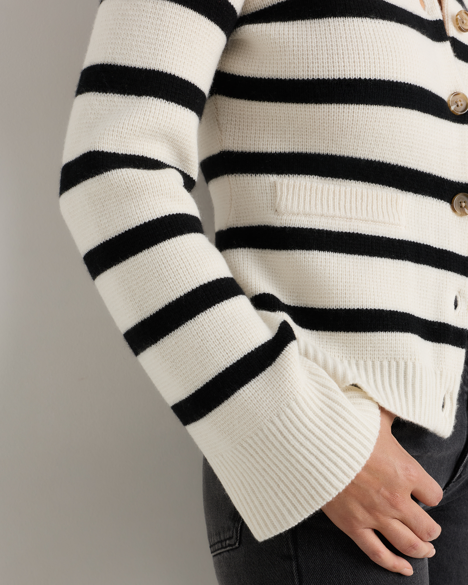 French Terry Modal Cardigan