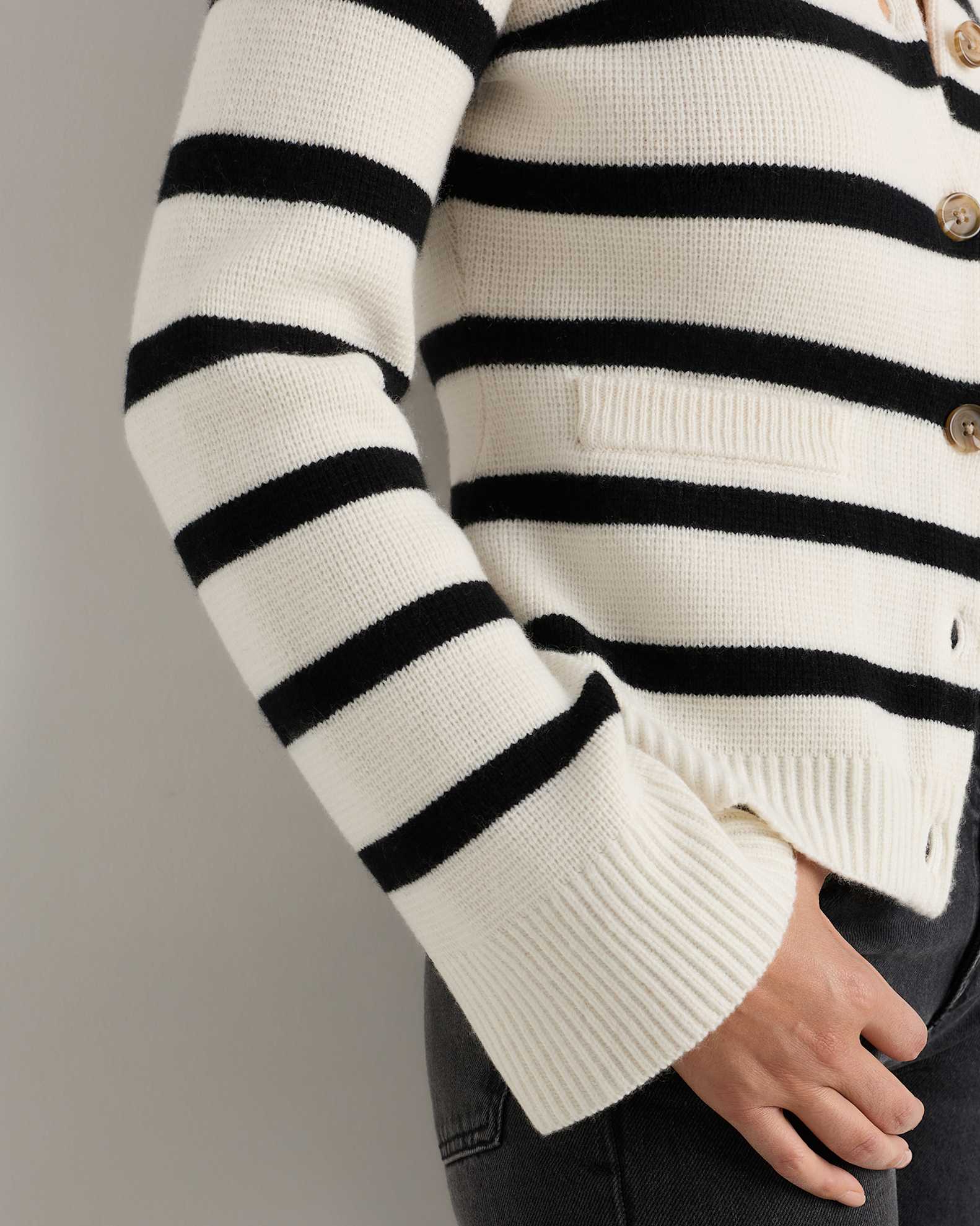 French Terry Modal Cardigan