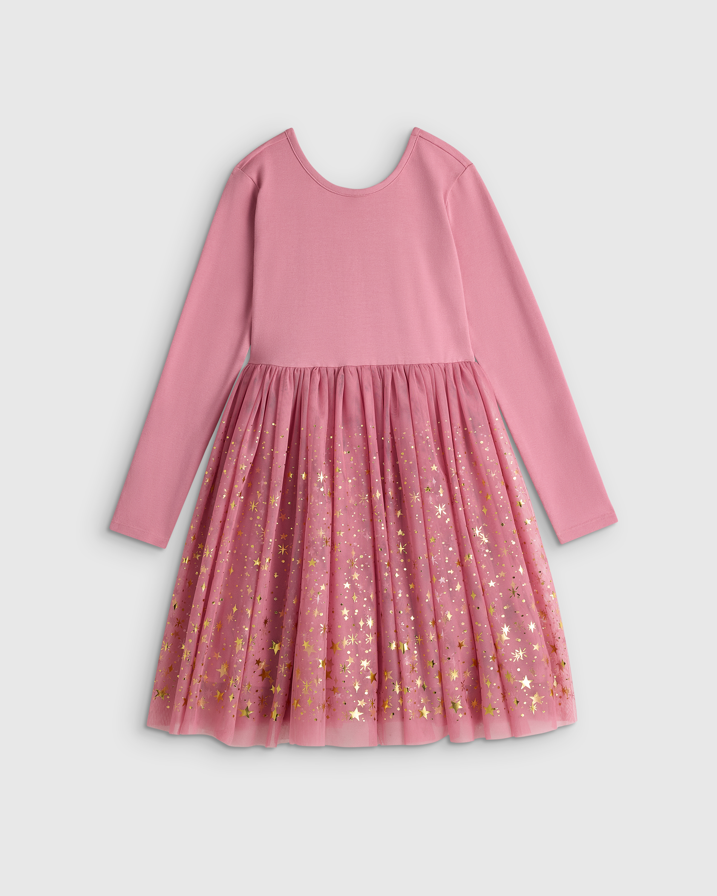 Fairytale Pink Shimmer Tulle Dress