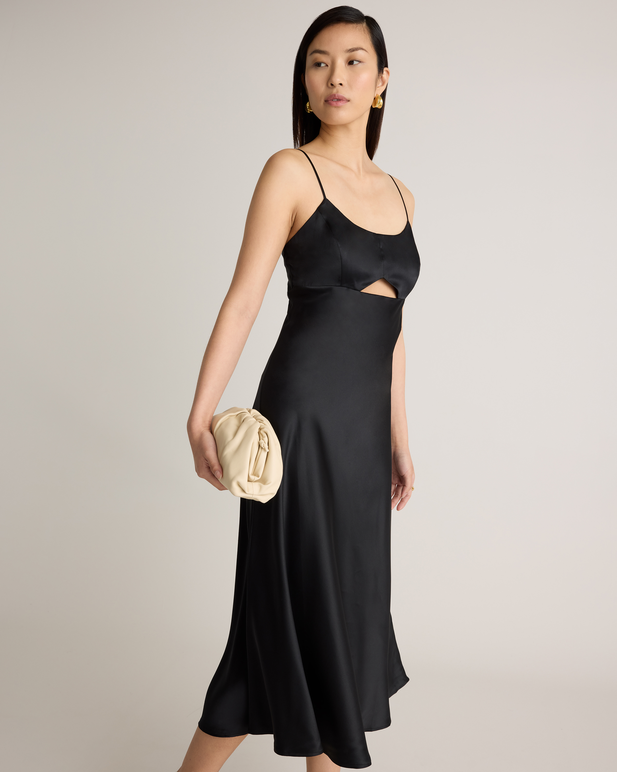 white christmas dresses Santiago Cut-Out Ruffle Maxi Dress Sage