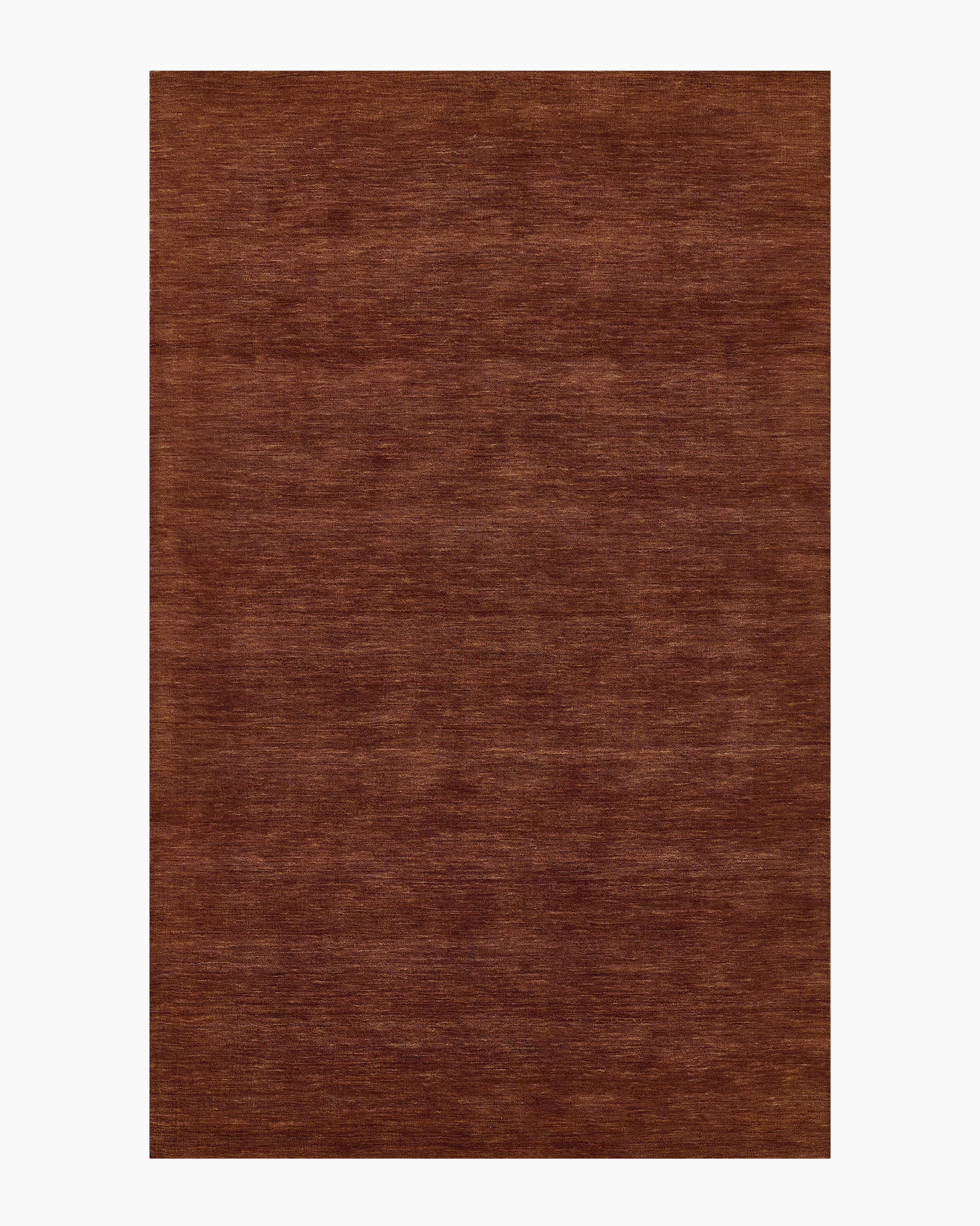Rust Wells Hand-Loomed Wool Rug