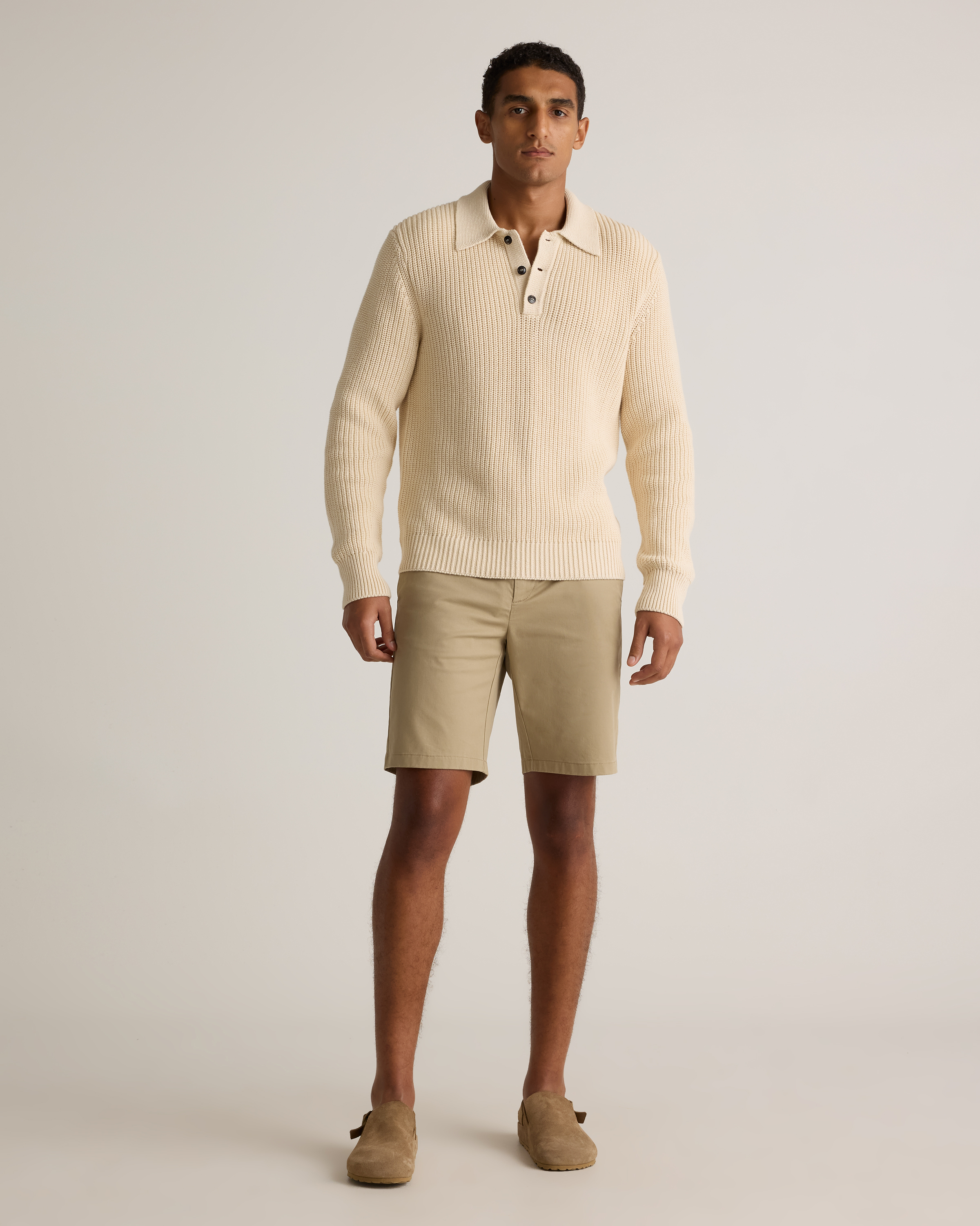Organic Cotton Classic Stretch Chino Shorts - 9