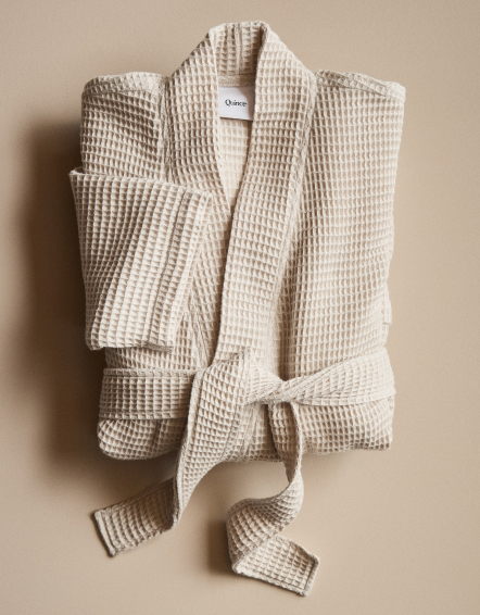 Ivory Organic Turkish Waffle Robe