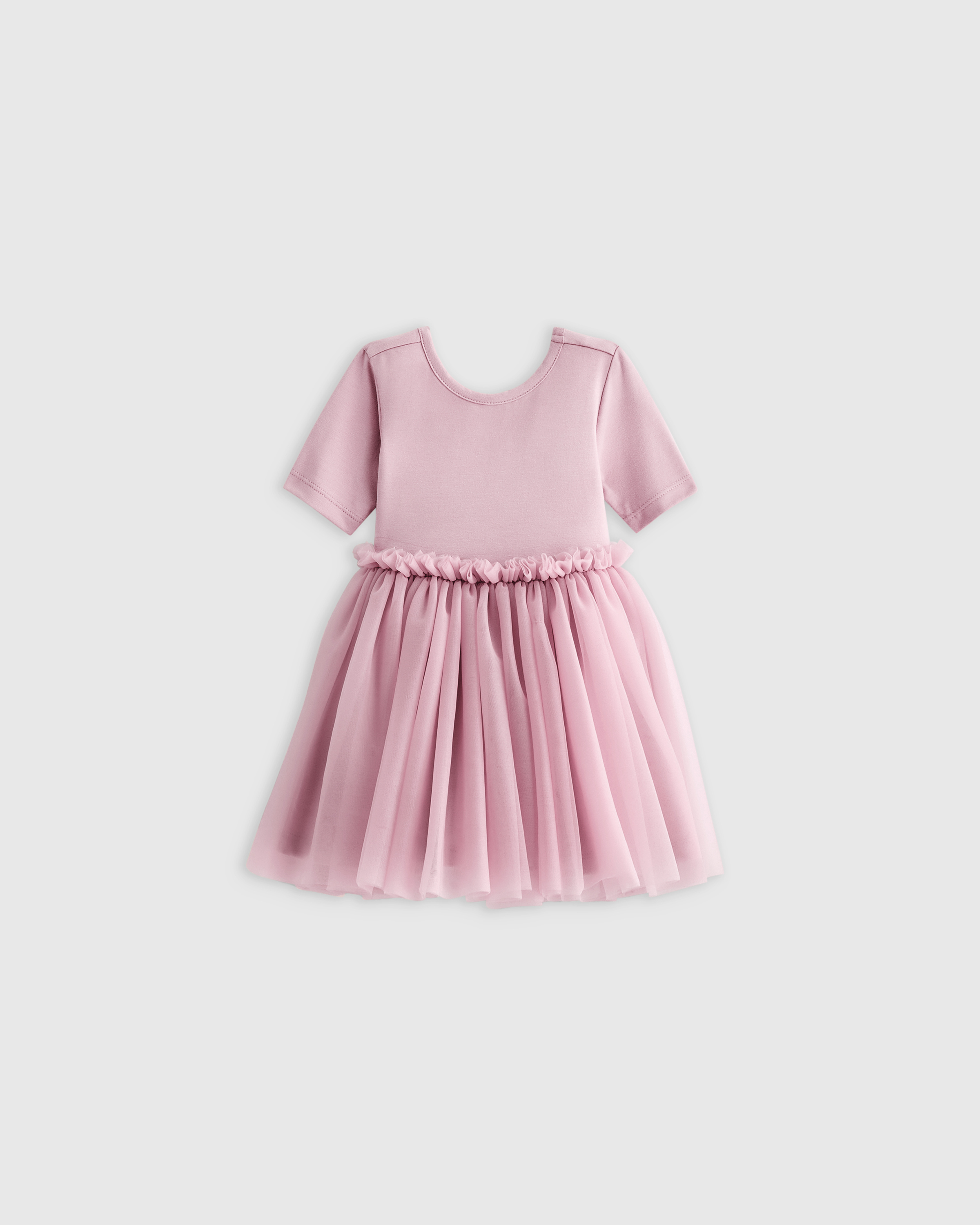 Lilac Mauve Organic Cotton Tulle Tutu Dress
