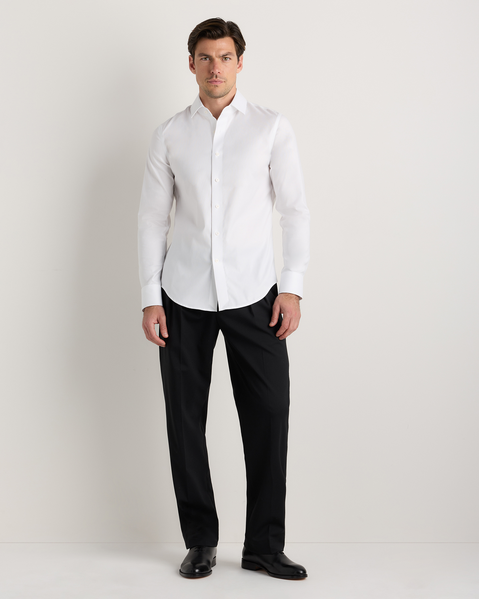 Men's Organic Cotton Oxford Non-Iron Dress Shirt - Slim Fit