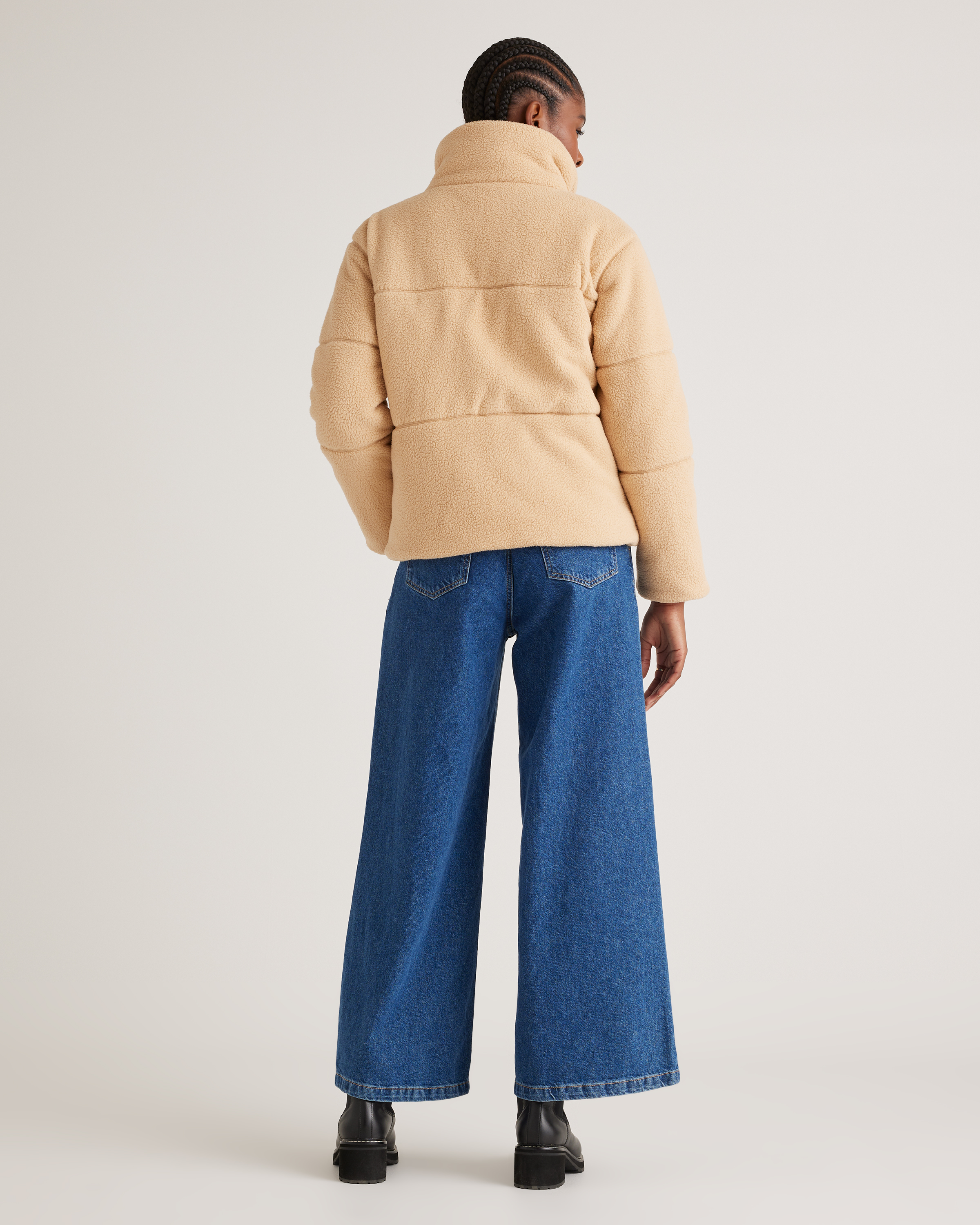 Sherpa Puffer Jacket