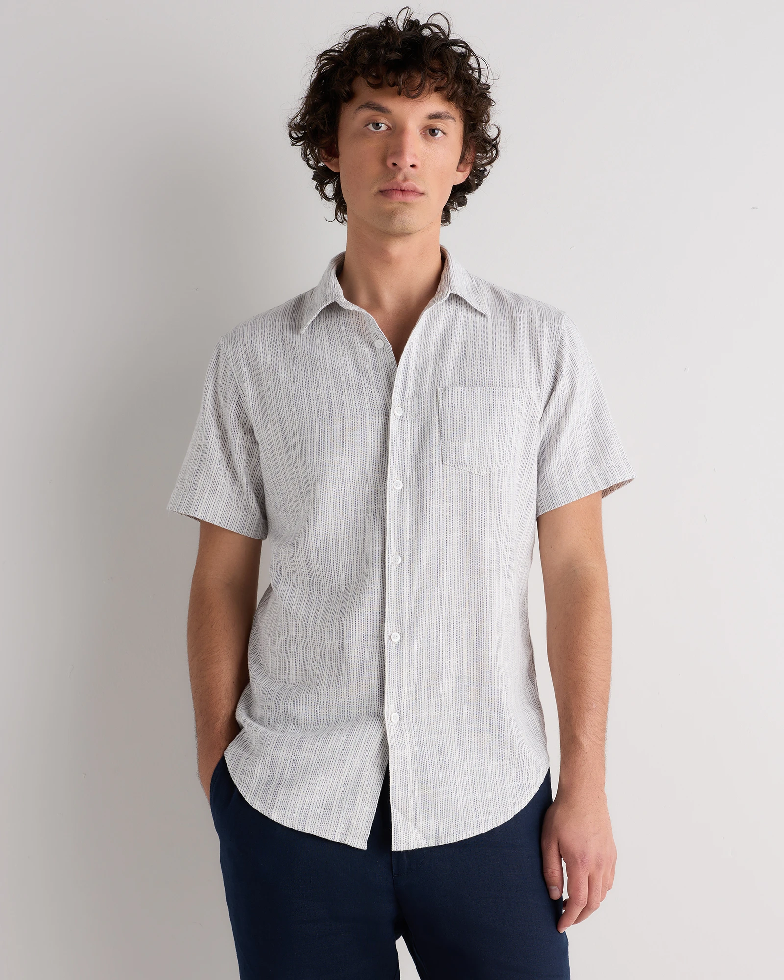 SS Organic Cotton Stretch Selvage Shirt