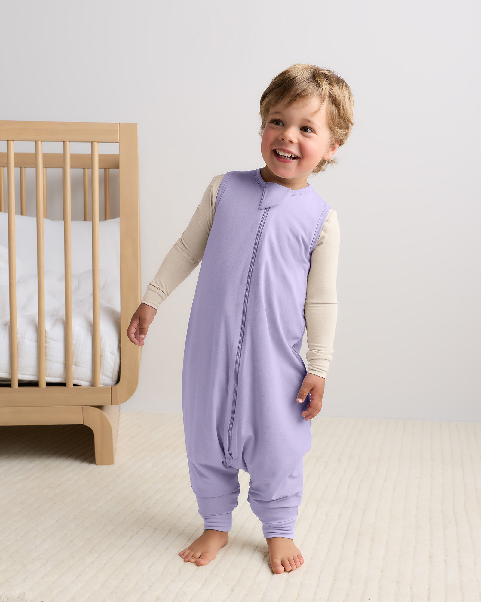 Violet Mist Bamboo Sleep Bag Walker 1.5 TOG