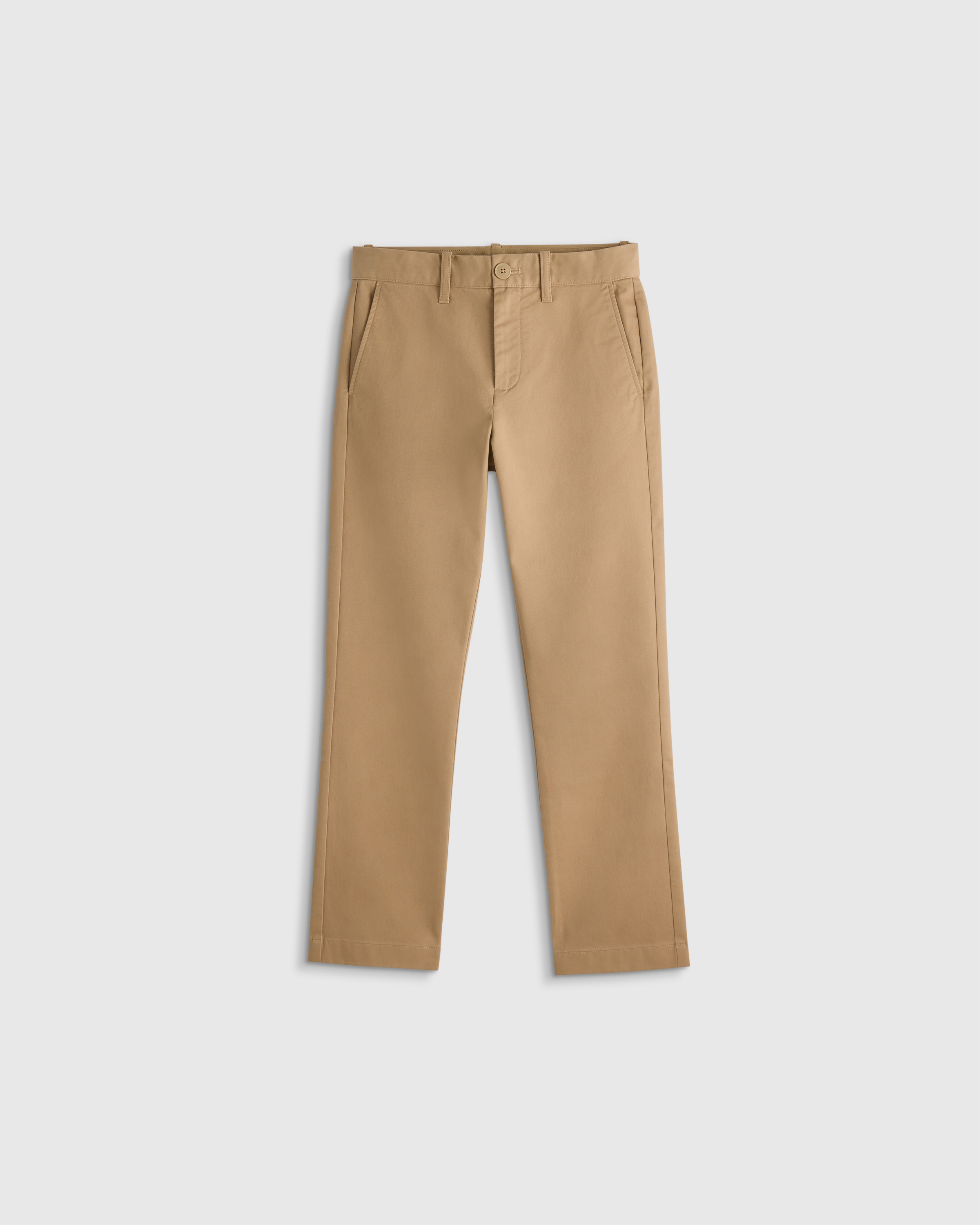 Light Khaki Organic Cotton Stretch Classic Chino