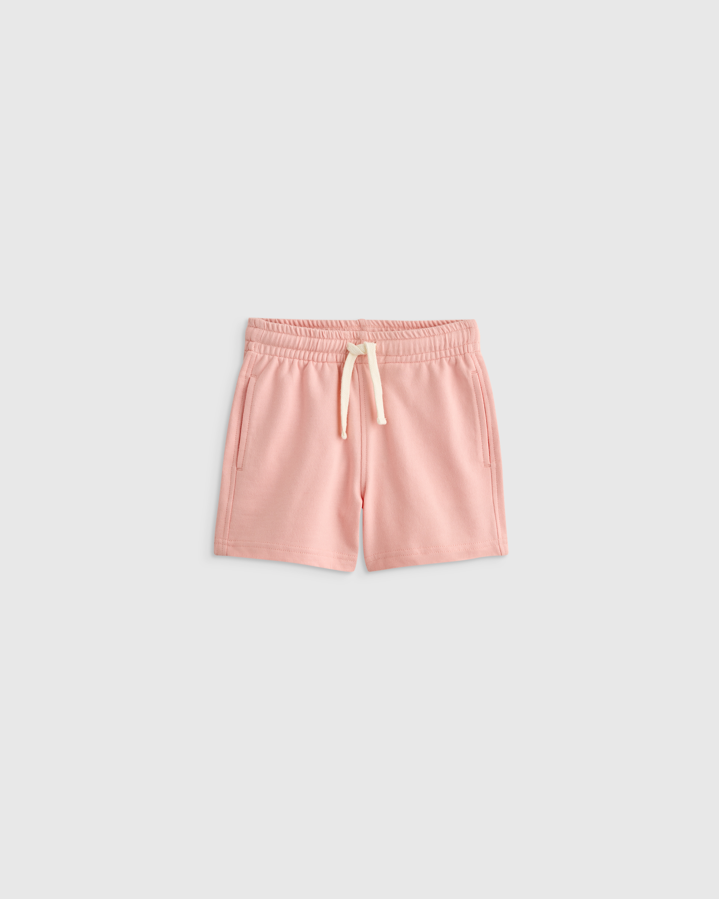 Coral Pink 100% Organic Cotton French Terry Short
