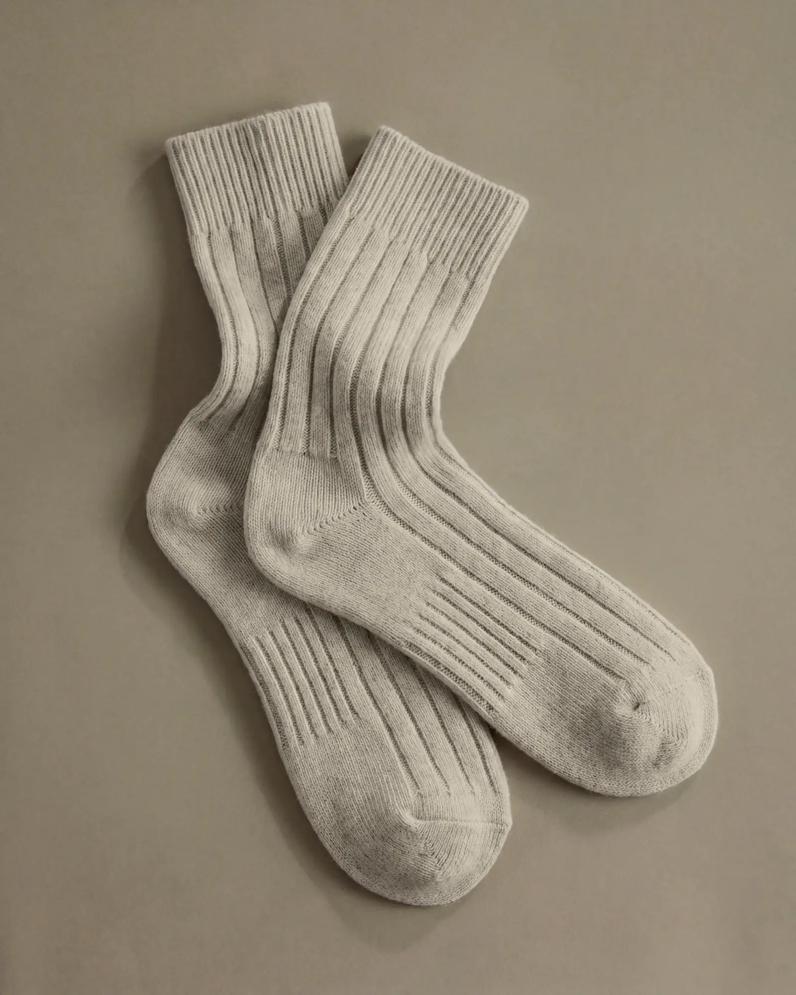 Merino Cashmere Blend Ribbed Crew Sock (3-Pack)